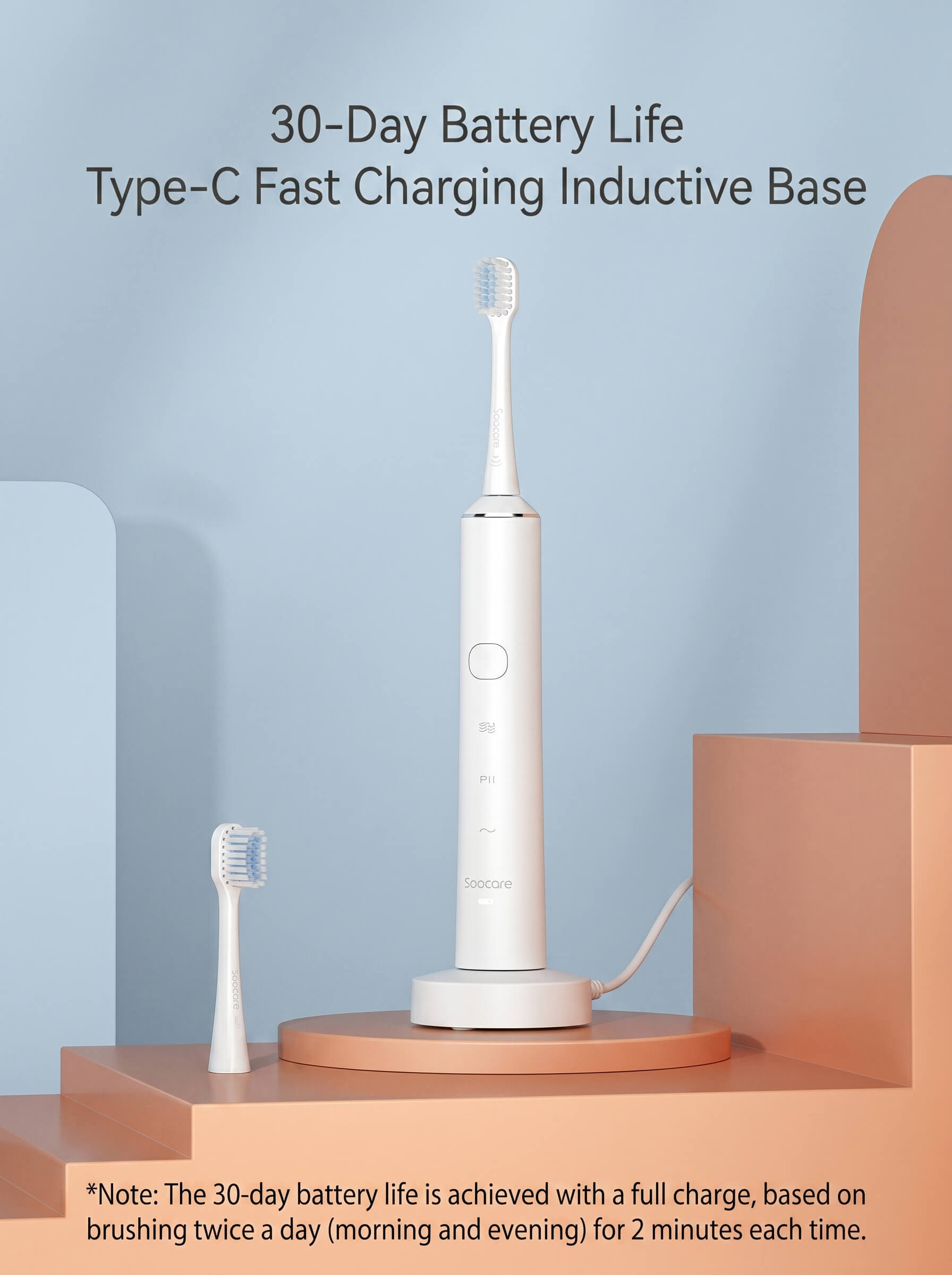 Showsee Small Sound Wave Electric Toothbrush
