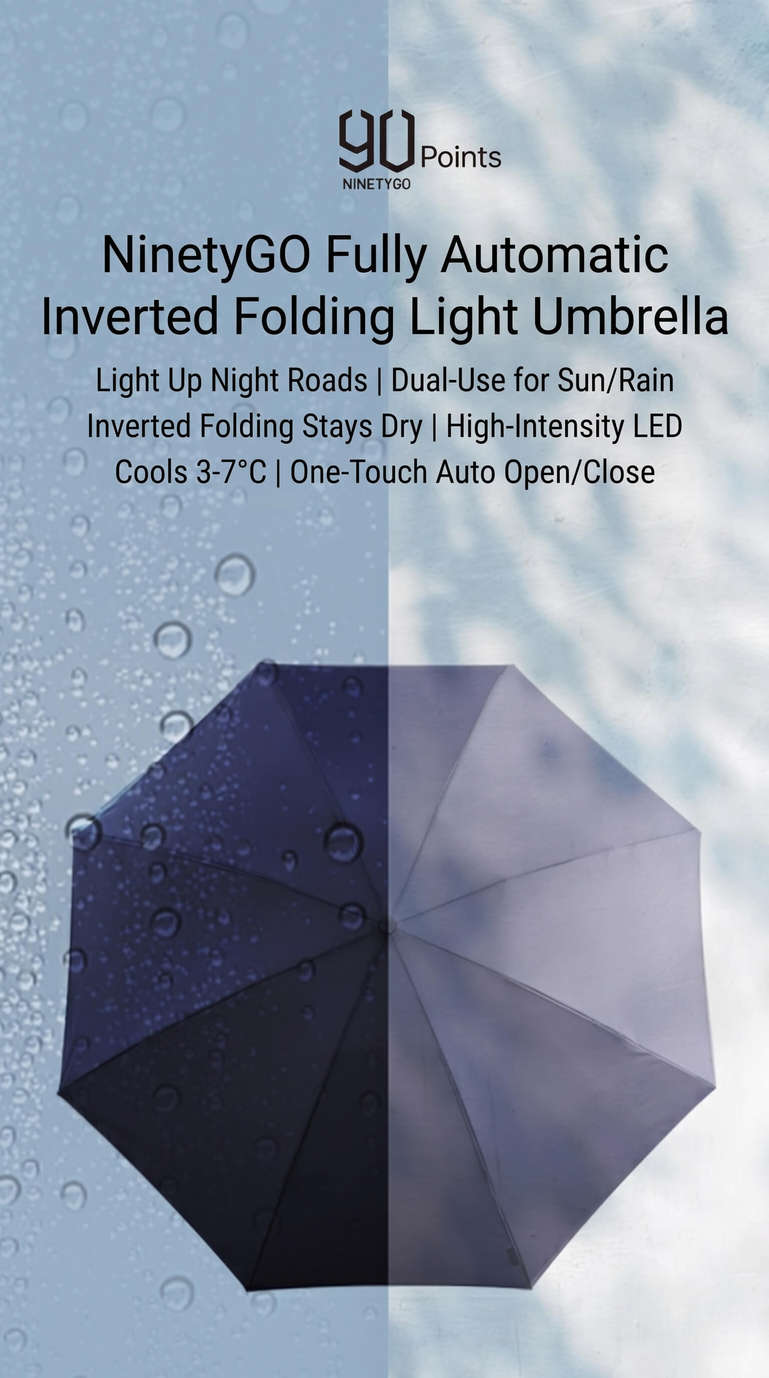 Xiaomi Automatic Reverse Folding Umbrella
