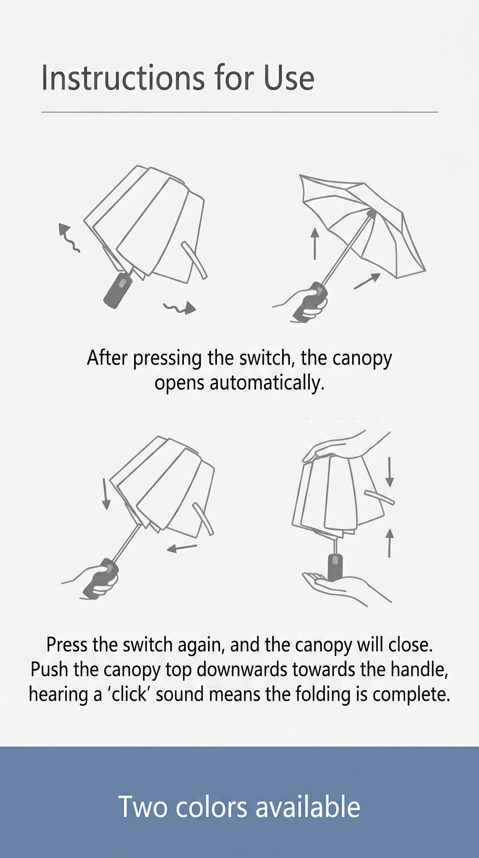 Xiaomi Automatic Reverse Folding Umbrella