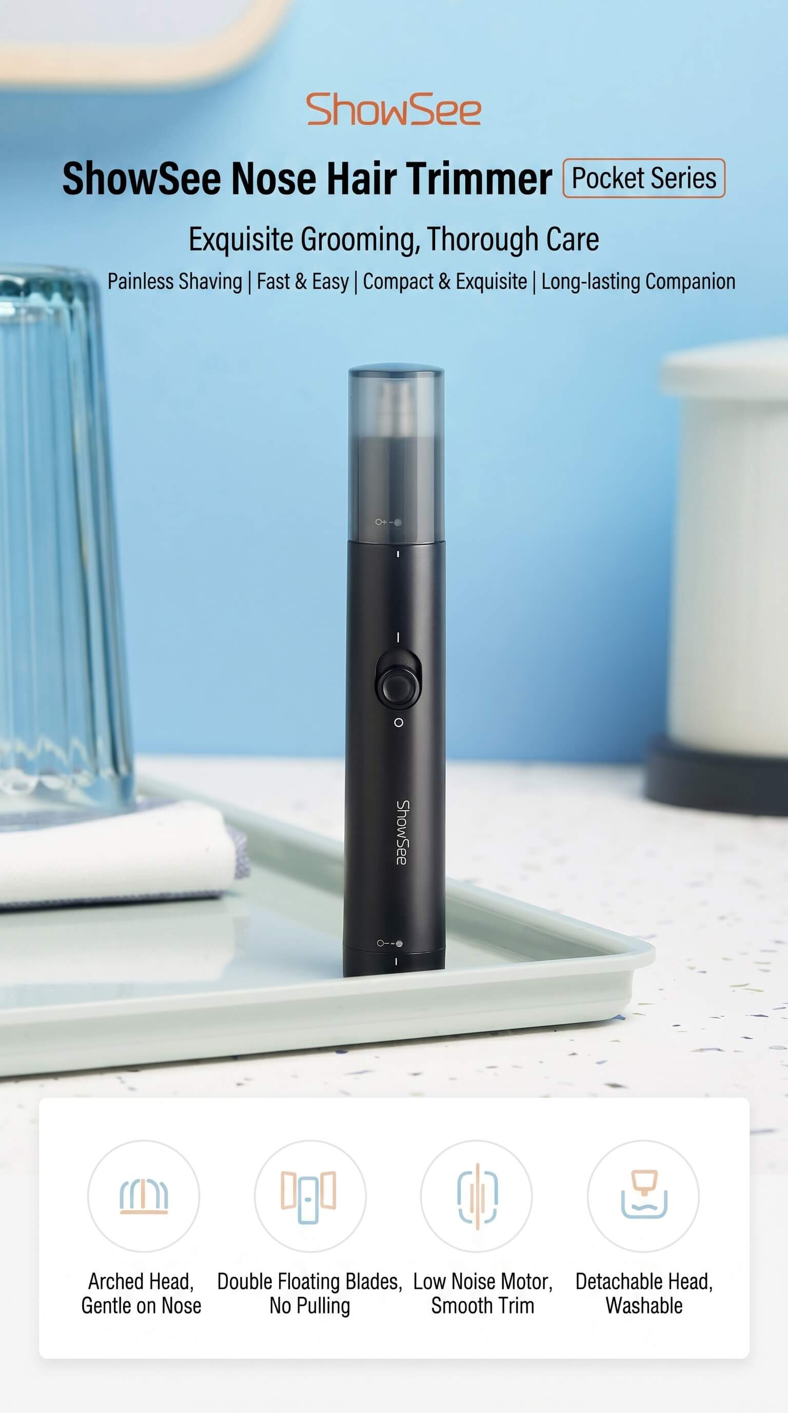 ShowSee Nose Hair Trimmer