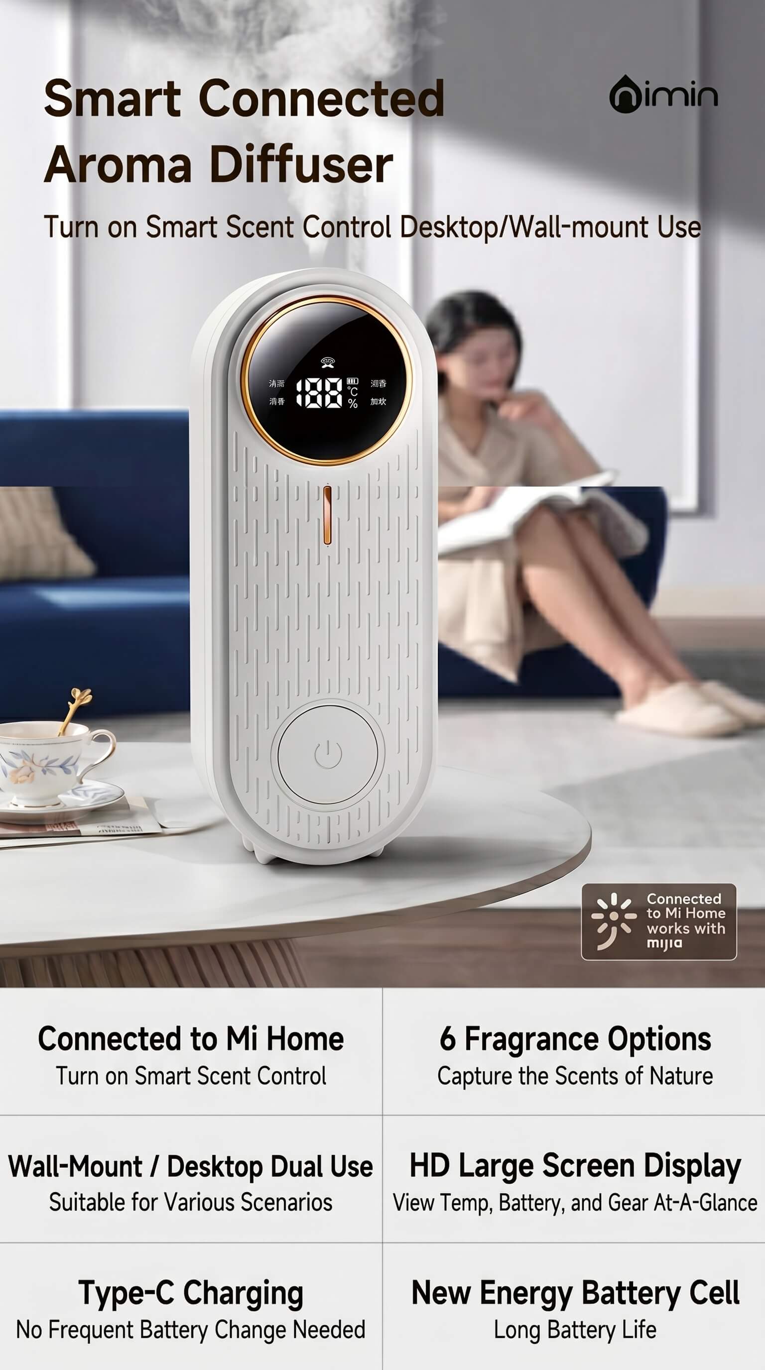 NIMIN Home Smart Aroma Diffuser