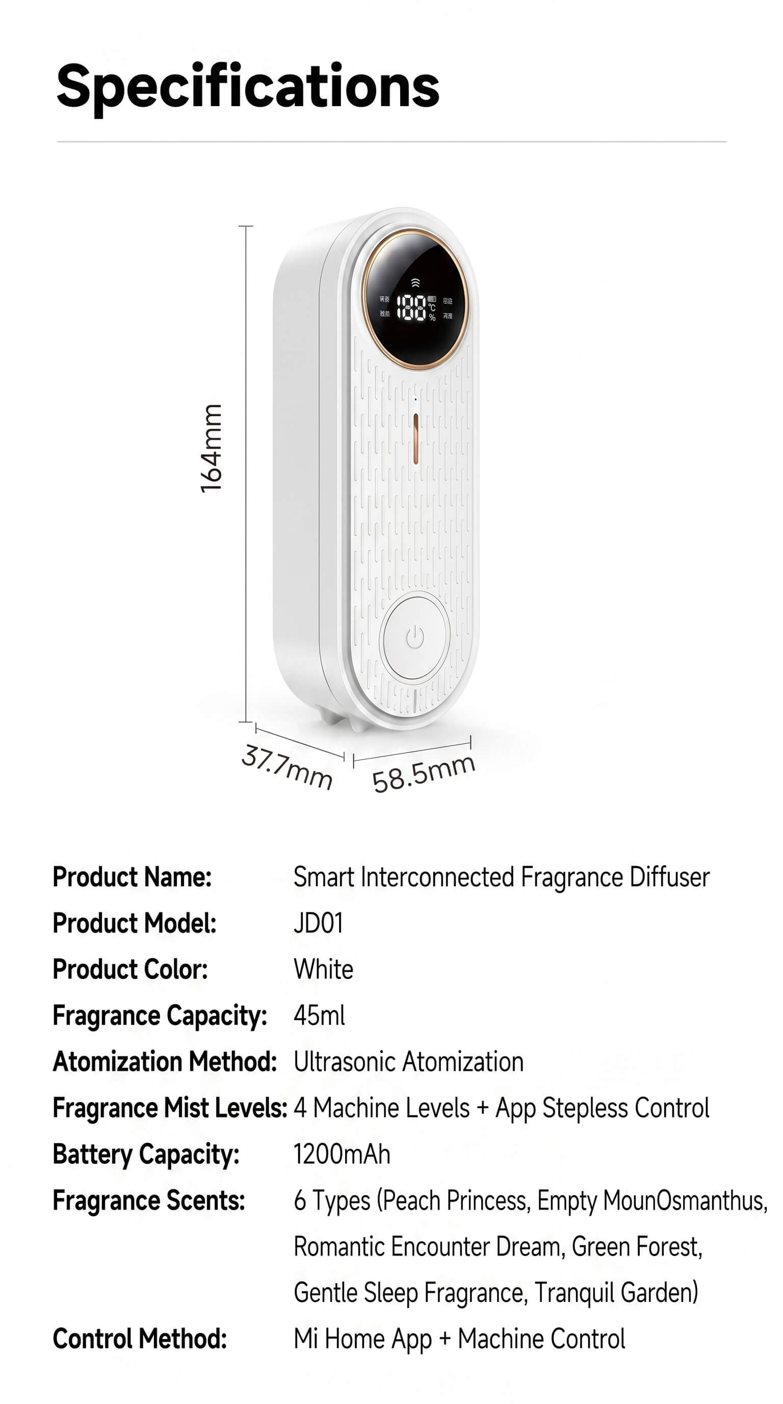 NIMIN Home Smart Aroma Diffuser
