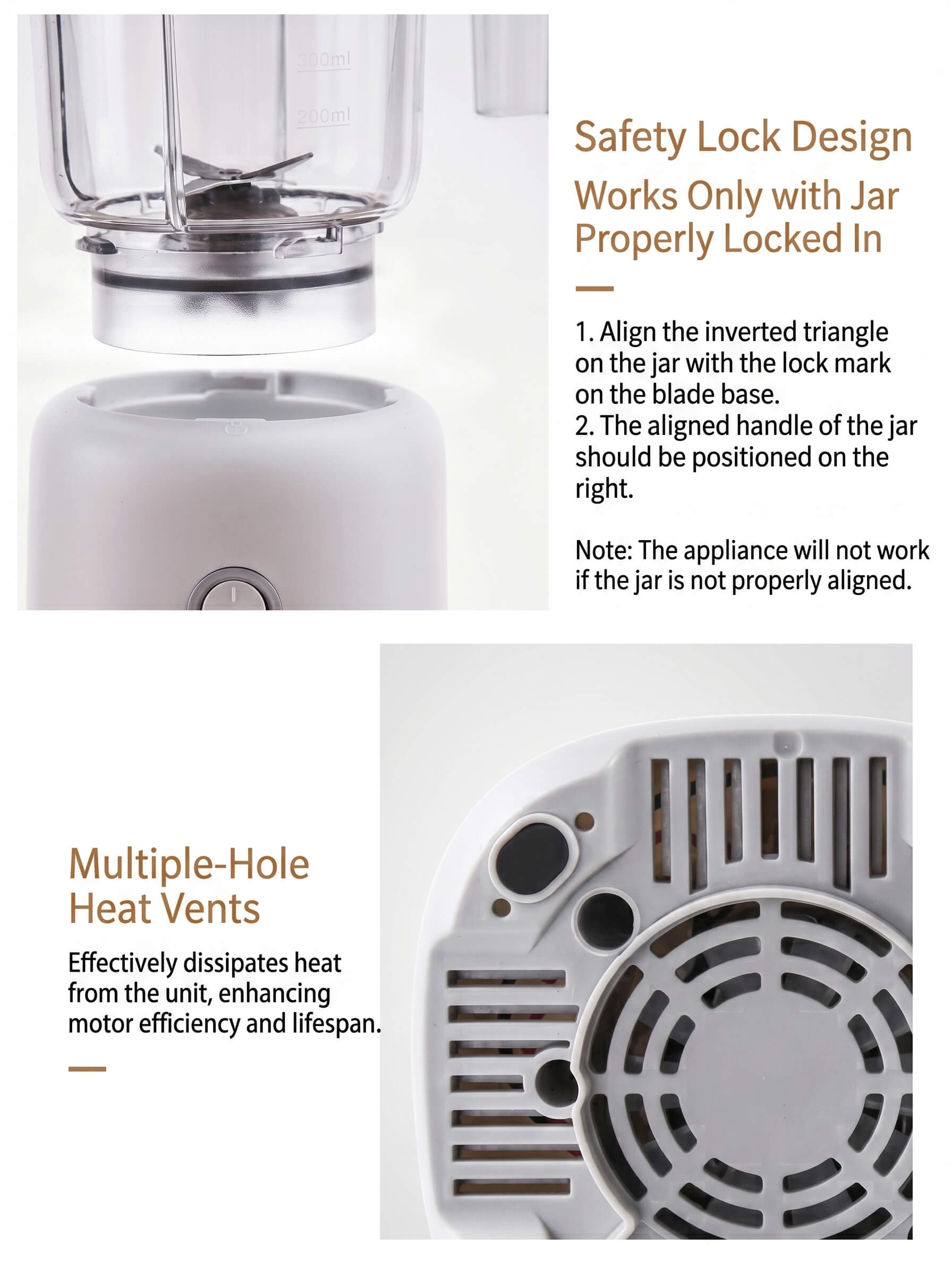 Midea Blender Multifunctional Portable Mixer