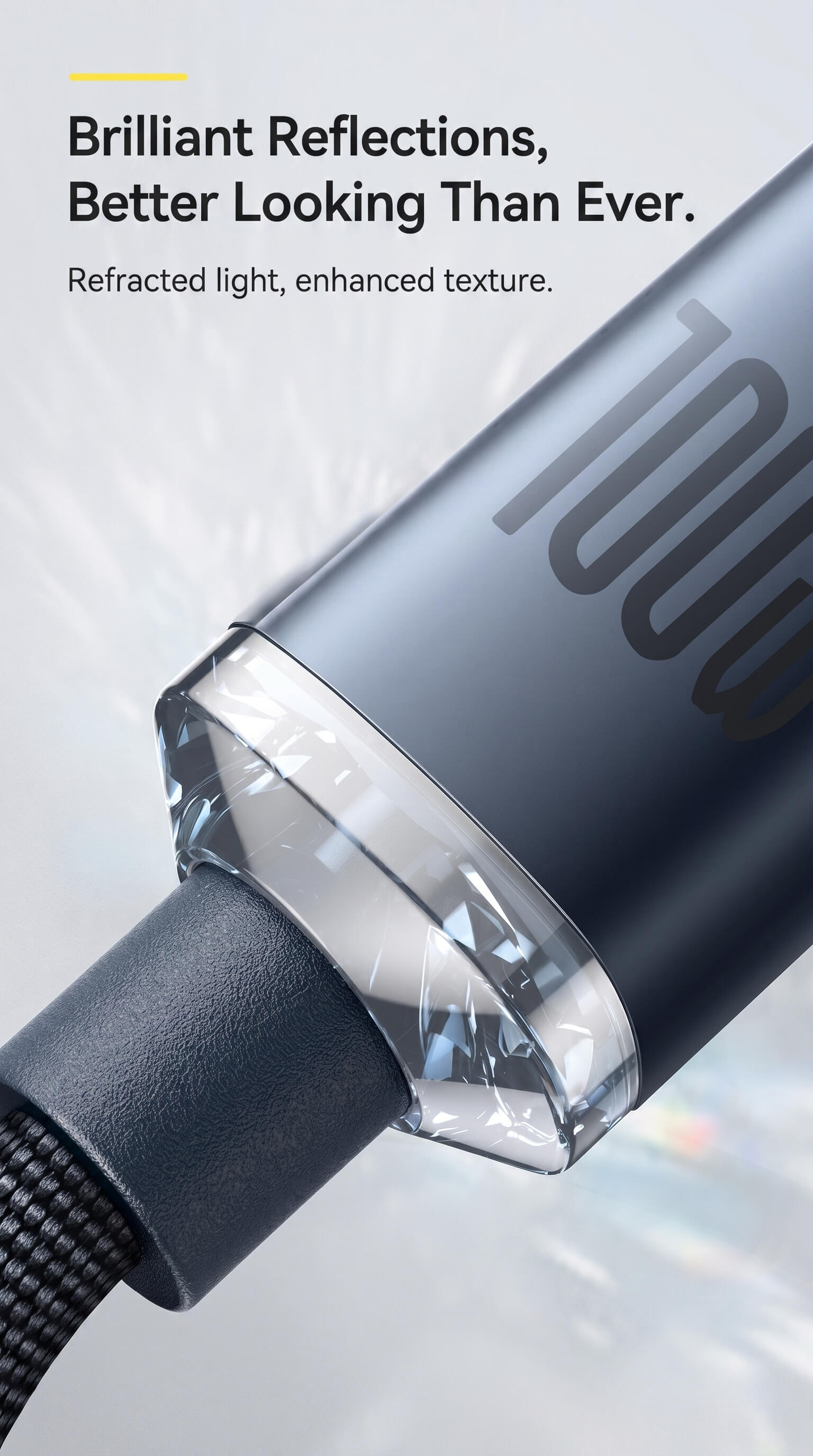 Baseus Crystal Shine Series Type-C to Type-C 100W Data Cable