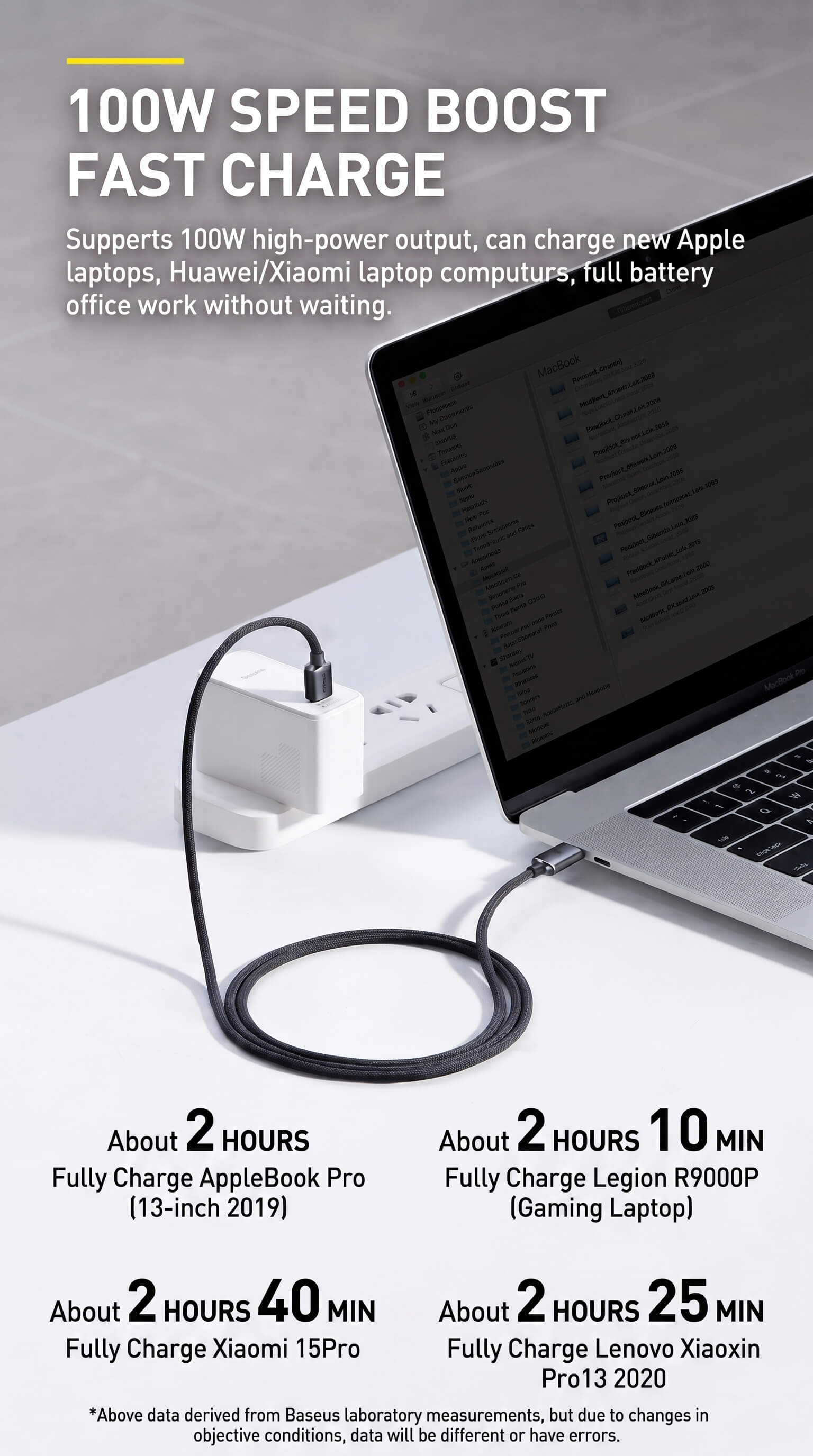 Baseus Crystal Shine Series Type-C to Type-C 100W Data Cable