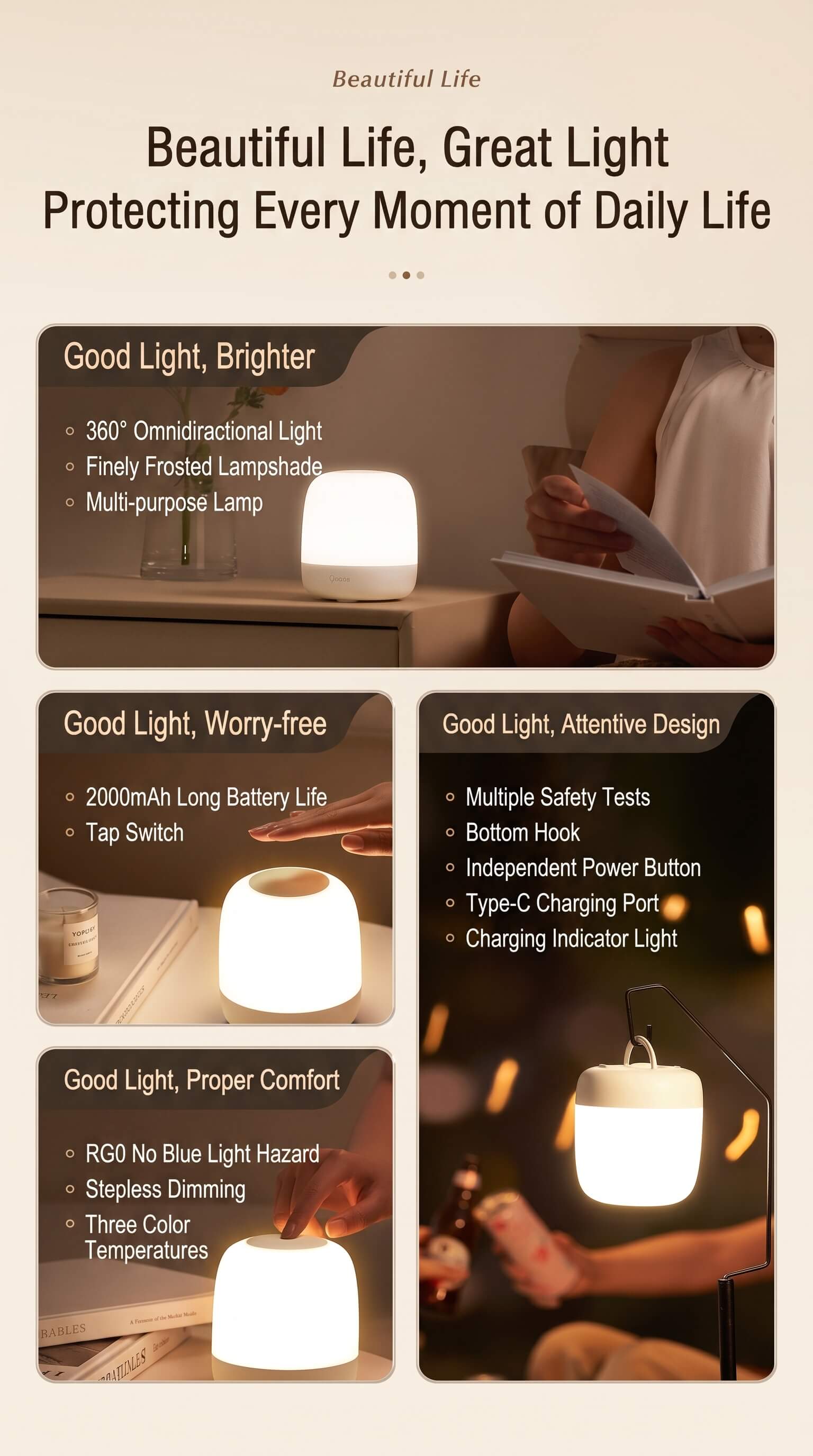Midea Bedside Lamp