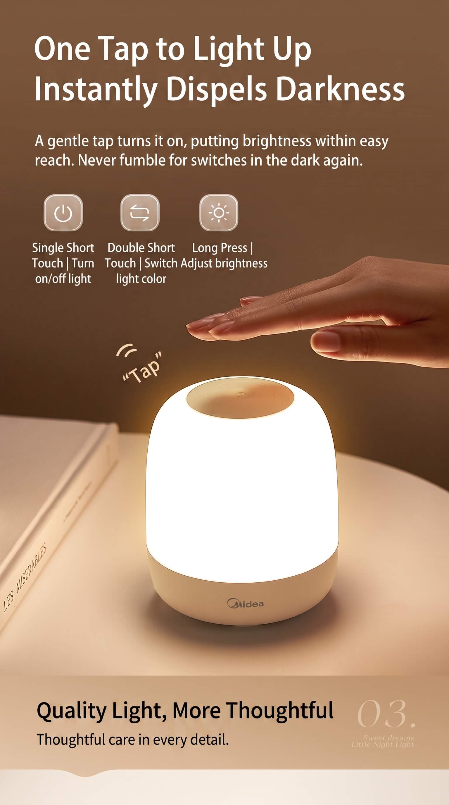 Midea Bedside Lamp