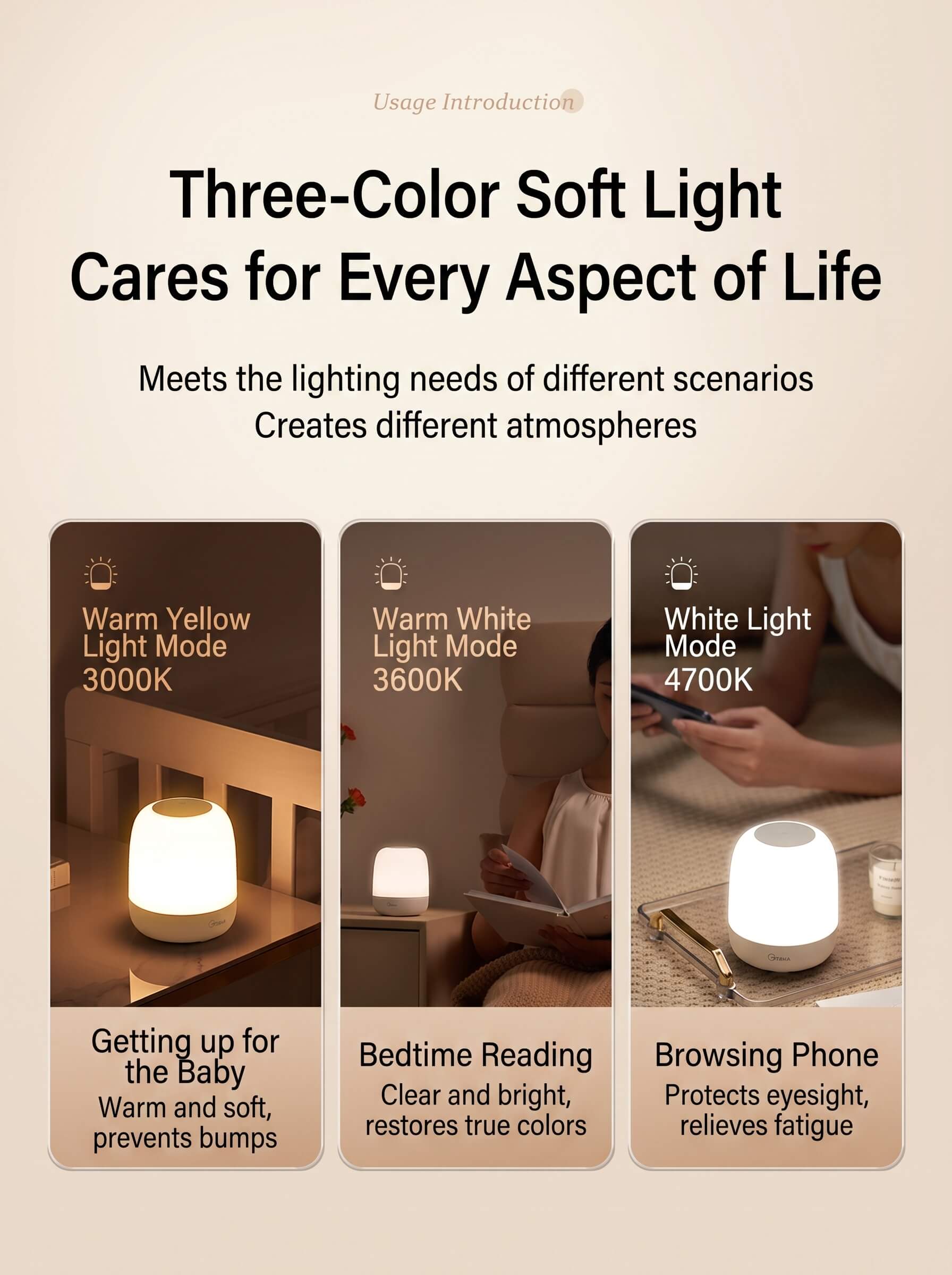 Midea Bedside Lamp