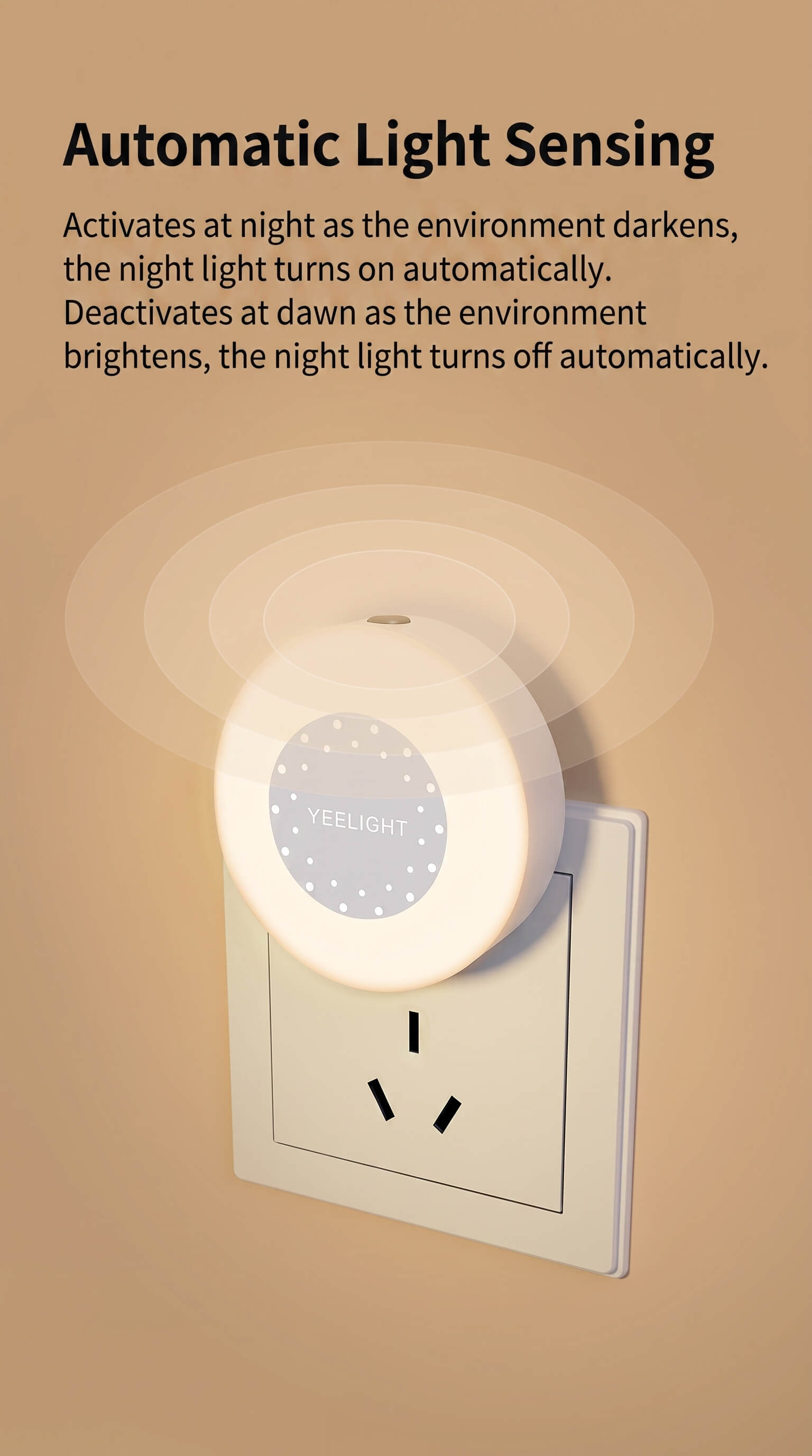 Yeelight Plug-in Light-Sensing Night Light