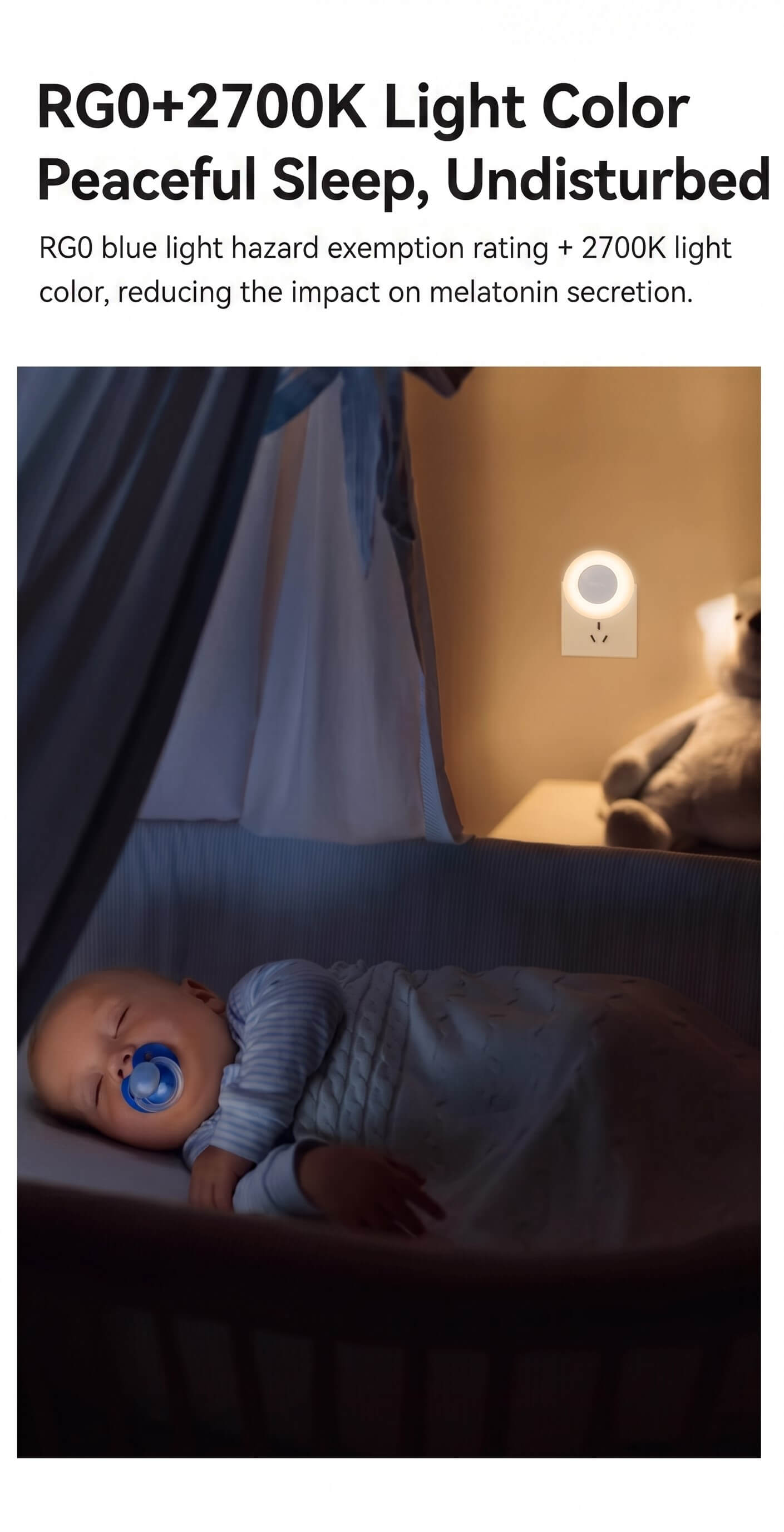 Yeelight Plug-in Light-Sensing Night Light