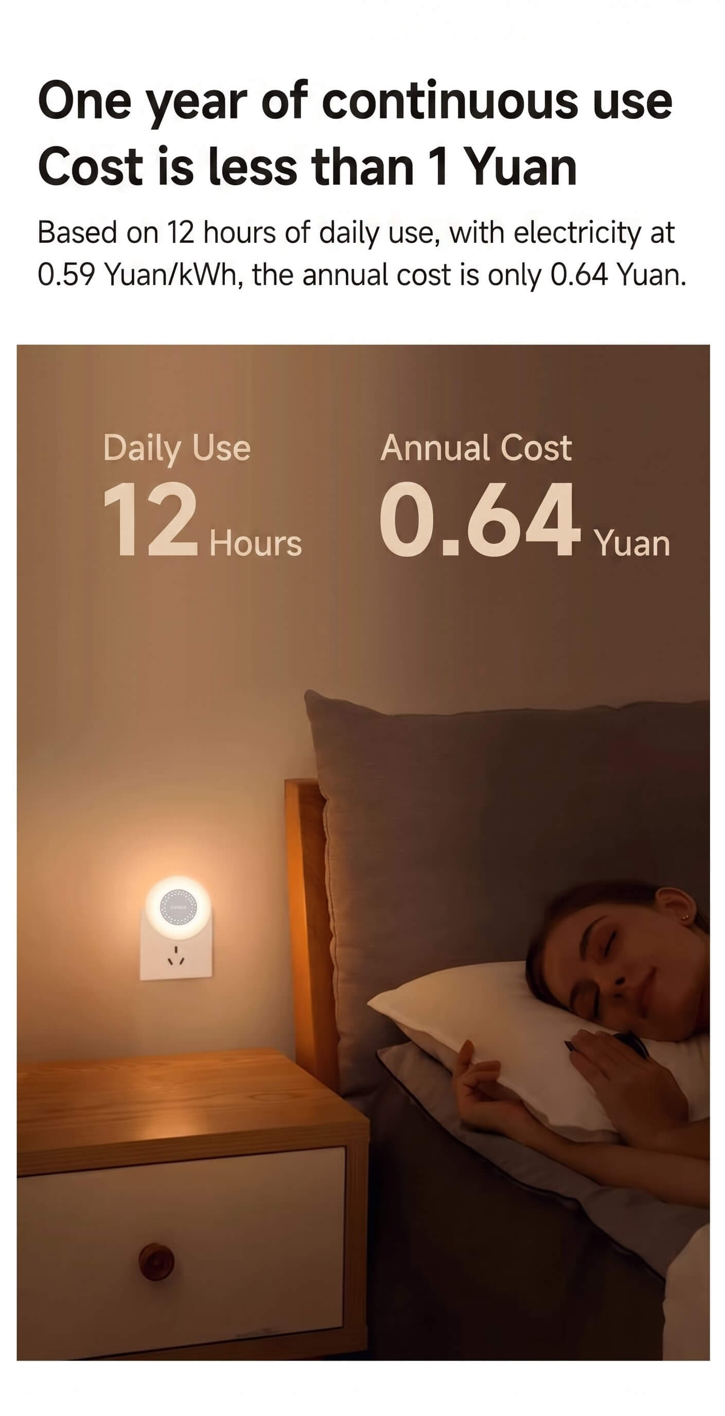 Yeelight Plug-in Light-Sensing Night Light