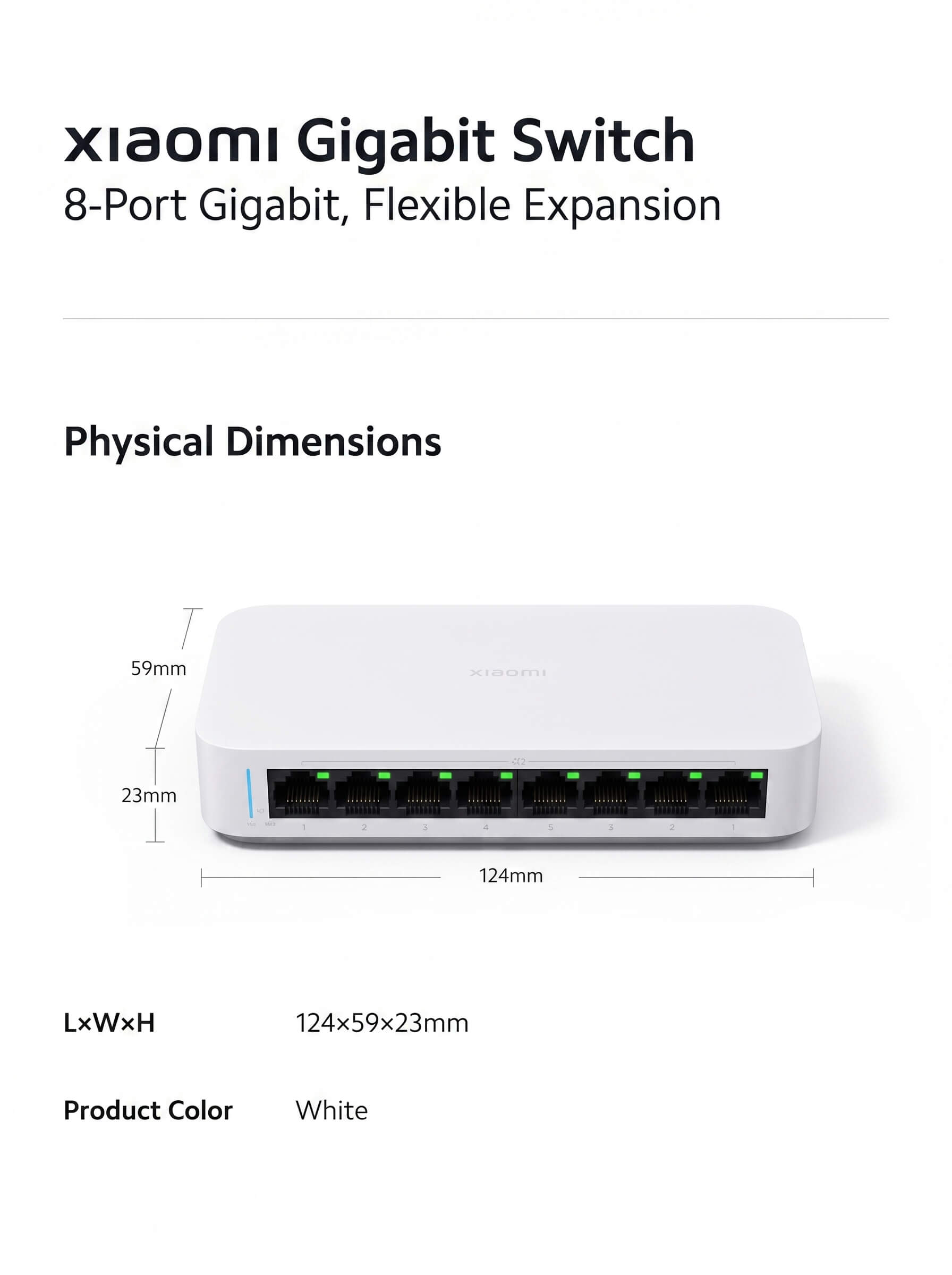 Xiaomi Gigabit Switch 8-Port