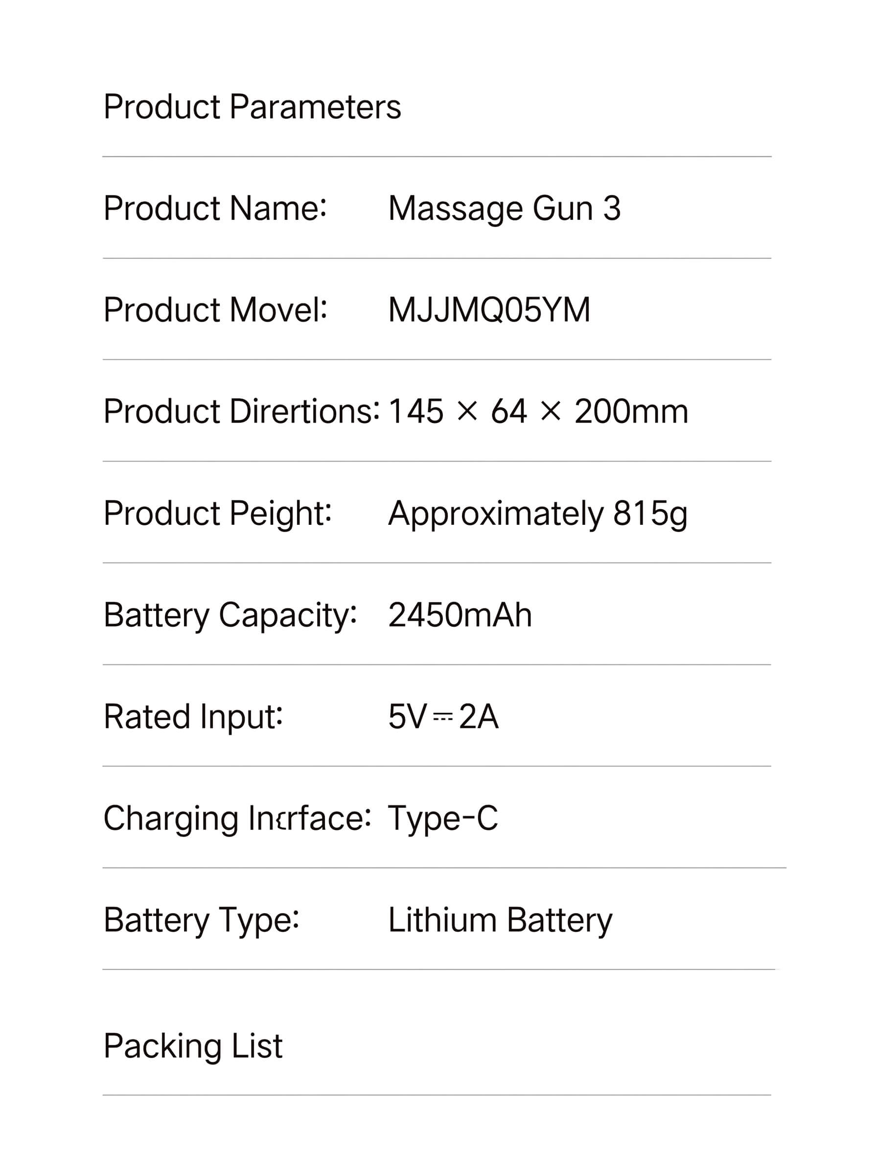 Xiaomi Massage Gun 3