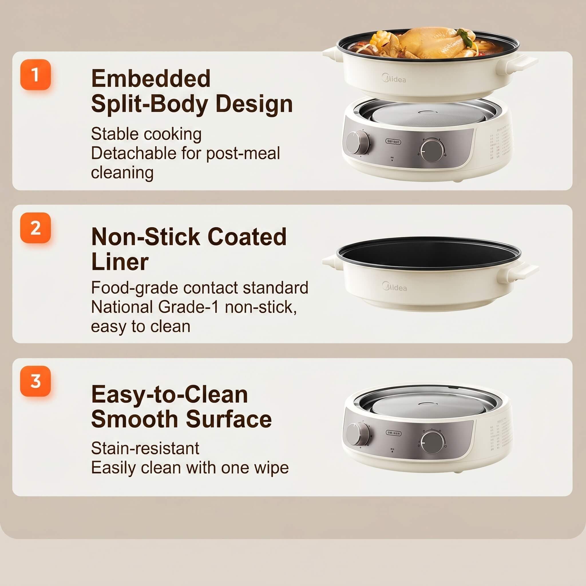 Midea Multi-functional Electric Pot