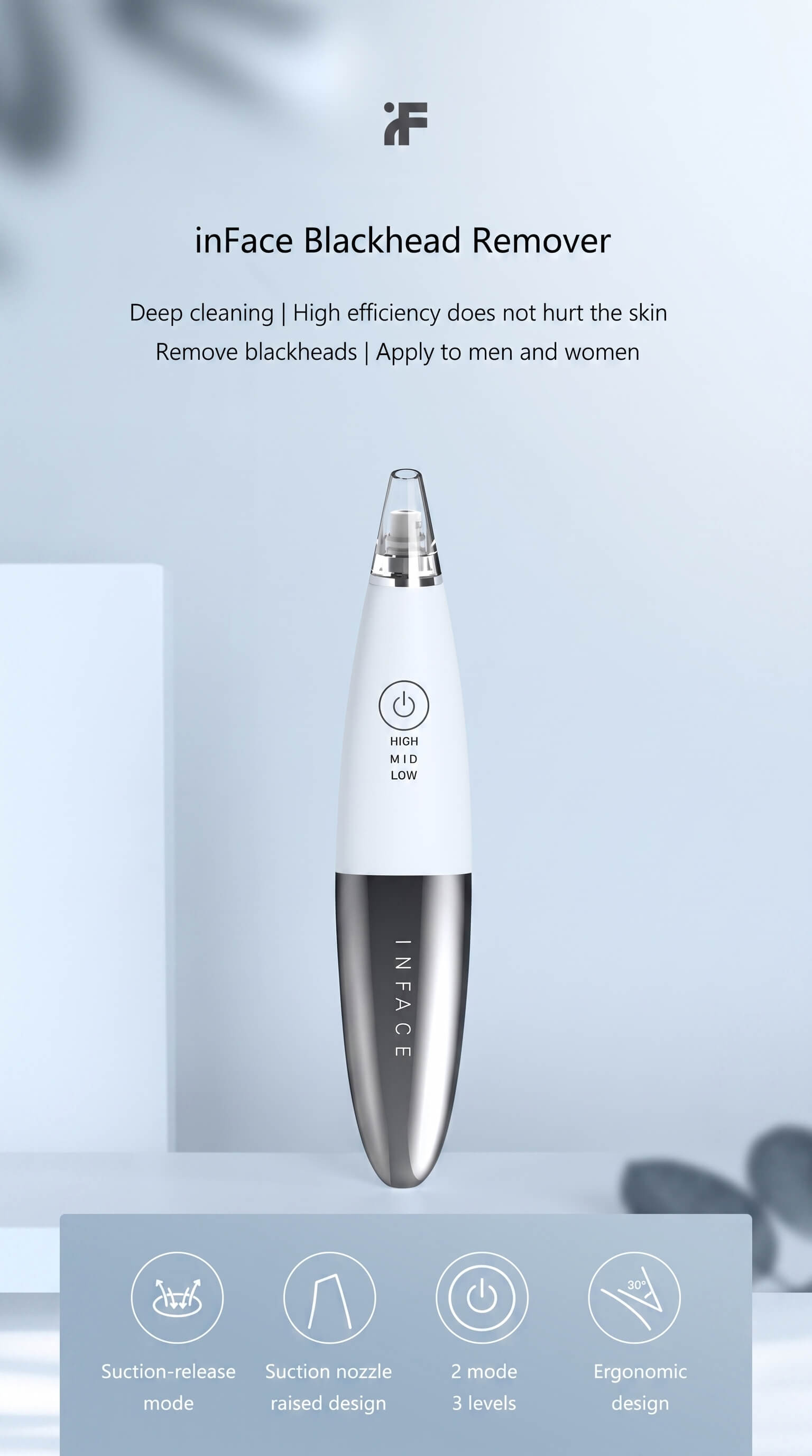 inFace Electric Blackhead Remover