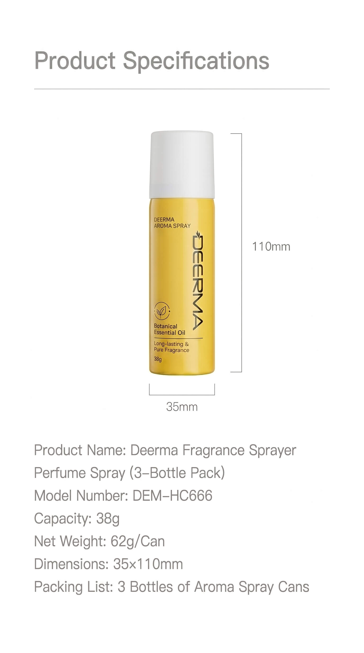 Deerma Fragrance Dispenser