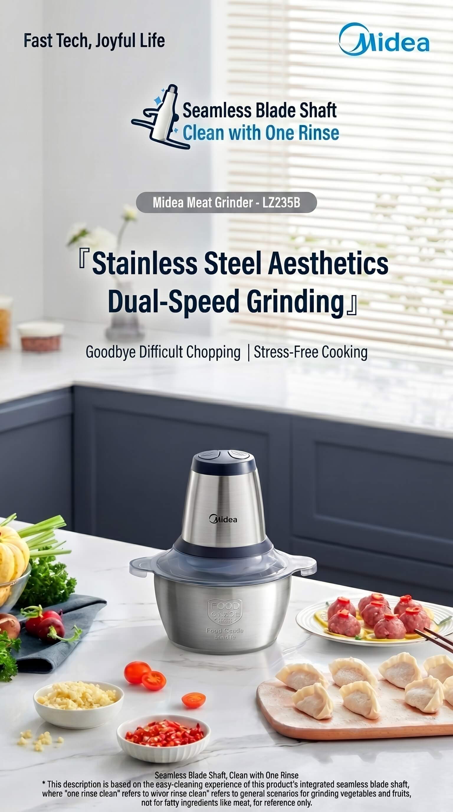 Midea Food Processor Meat Grinder