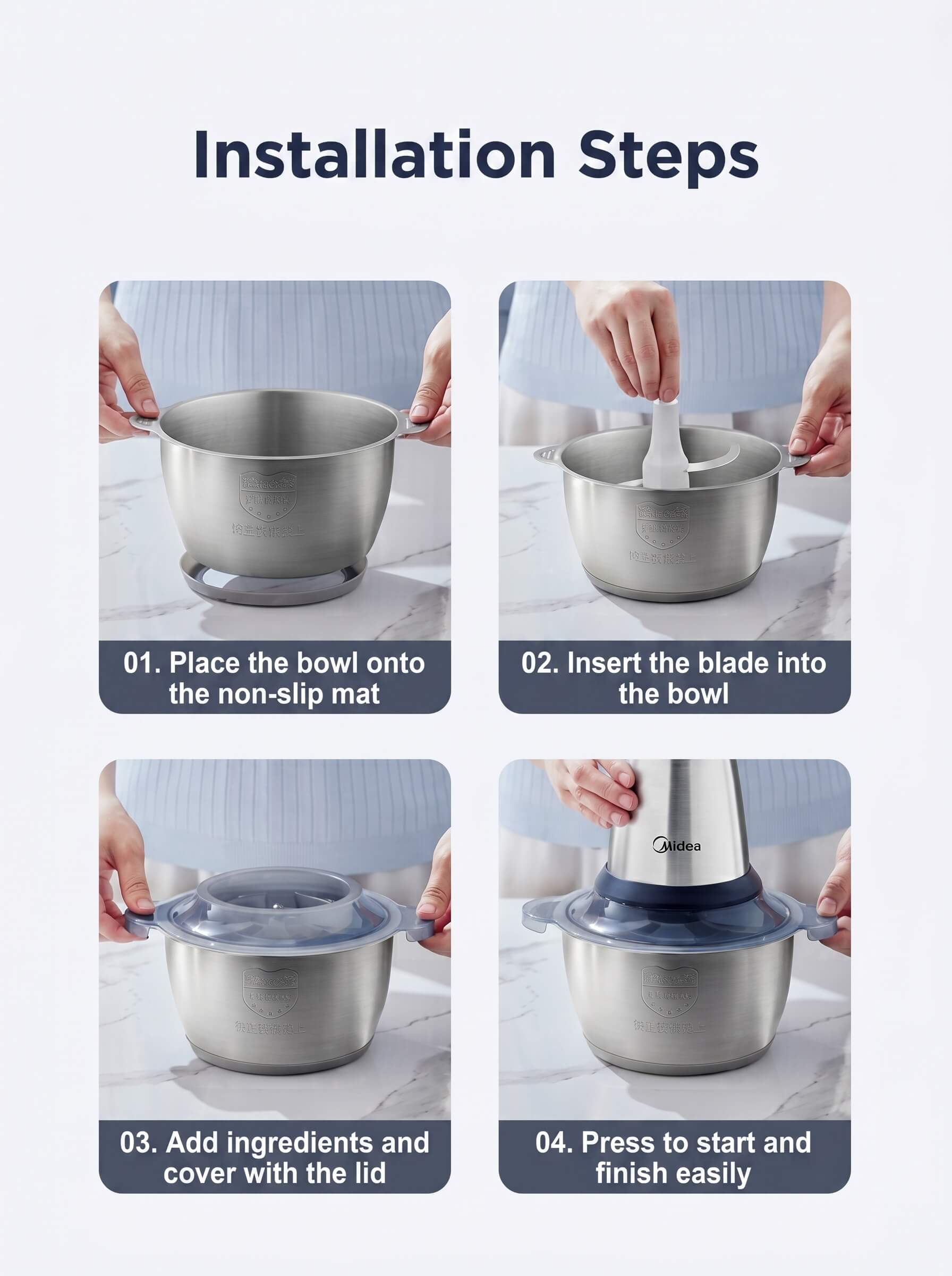 Midea Food Processor Meat Grinder