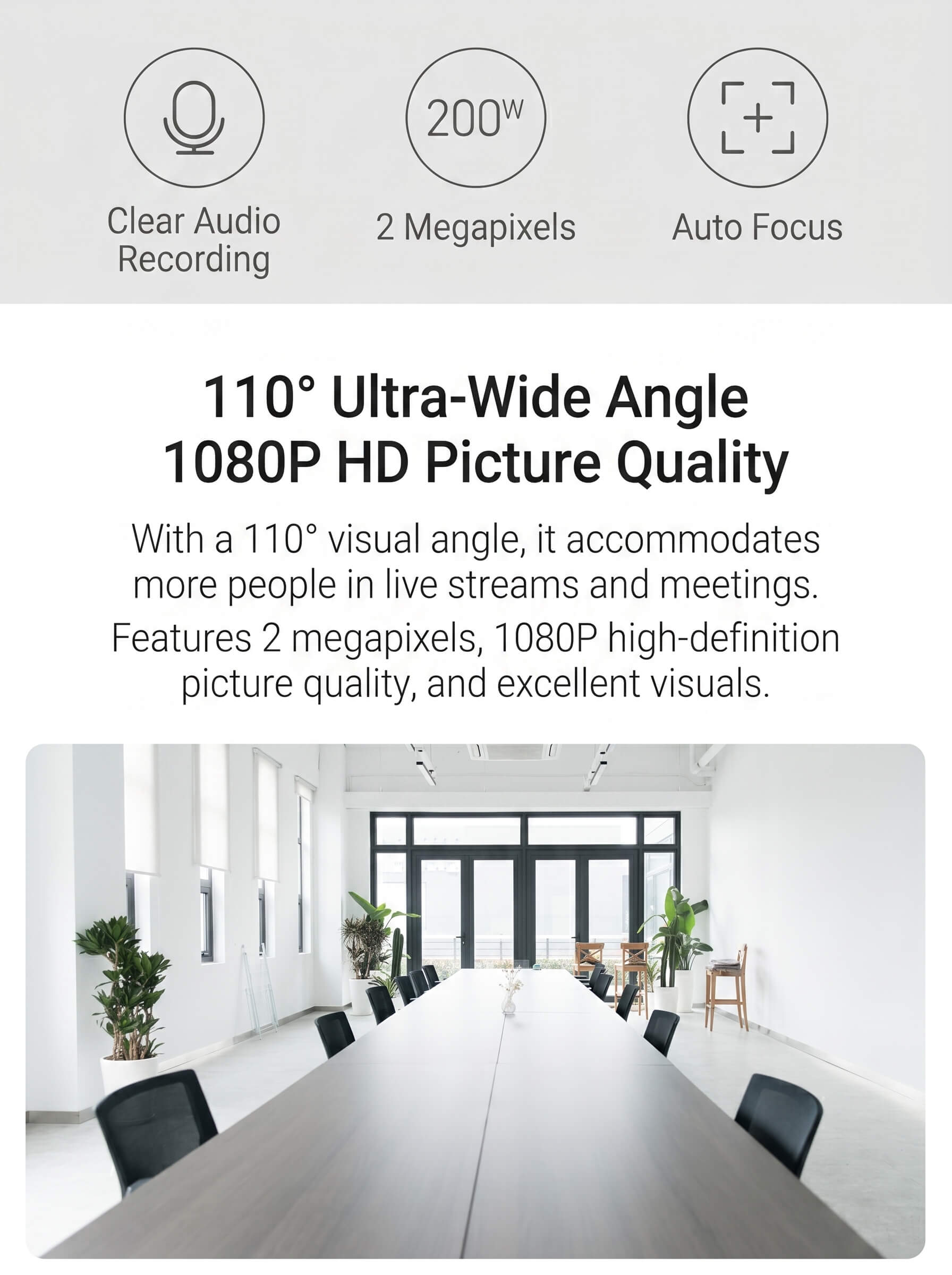 xiaovv HD Webcam USB Camera