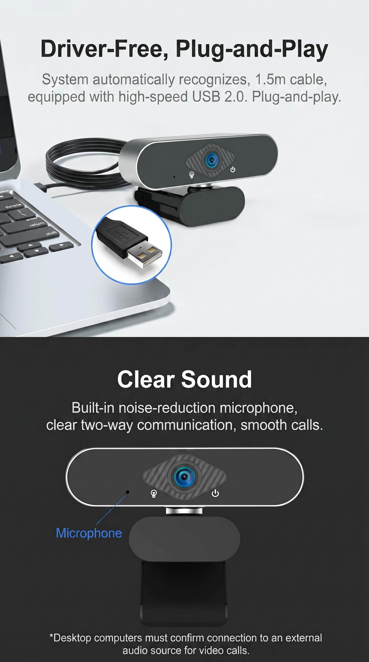 xiaovv HD Webcam USB Camera
