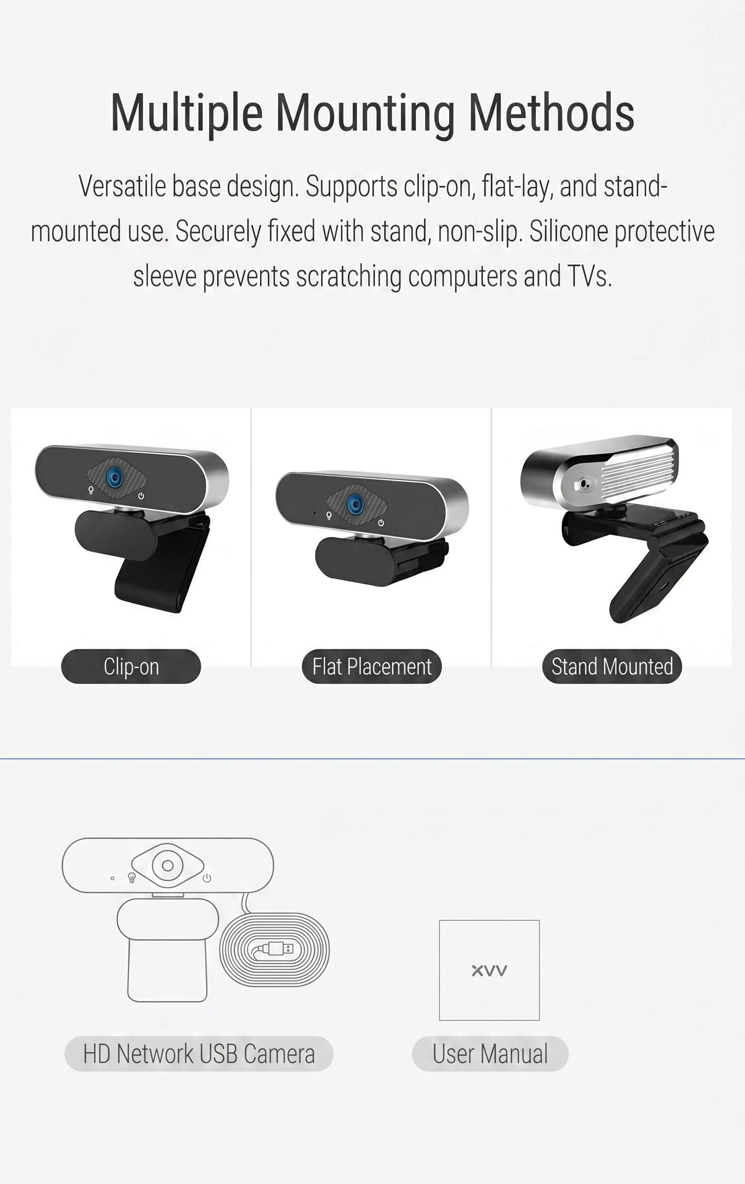xiaovv HD Webcam USB Camera