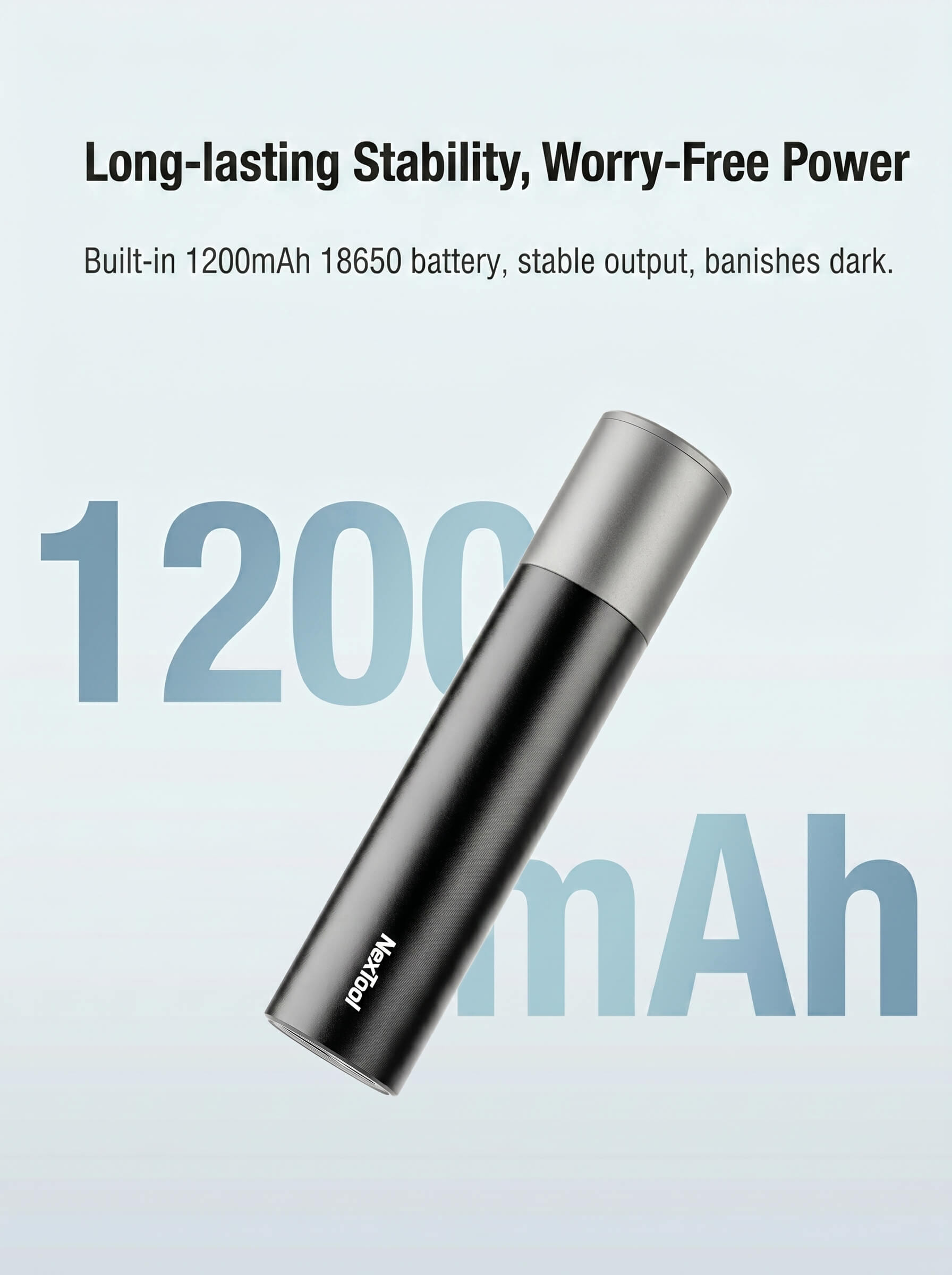 Natto Minimalist Zoom Flashlight