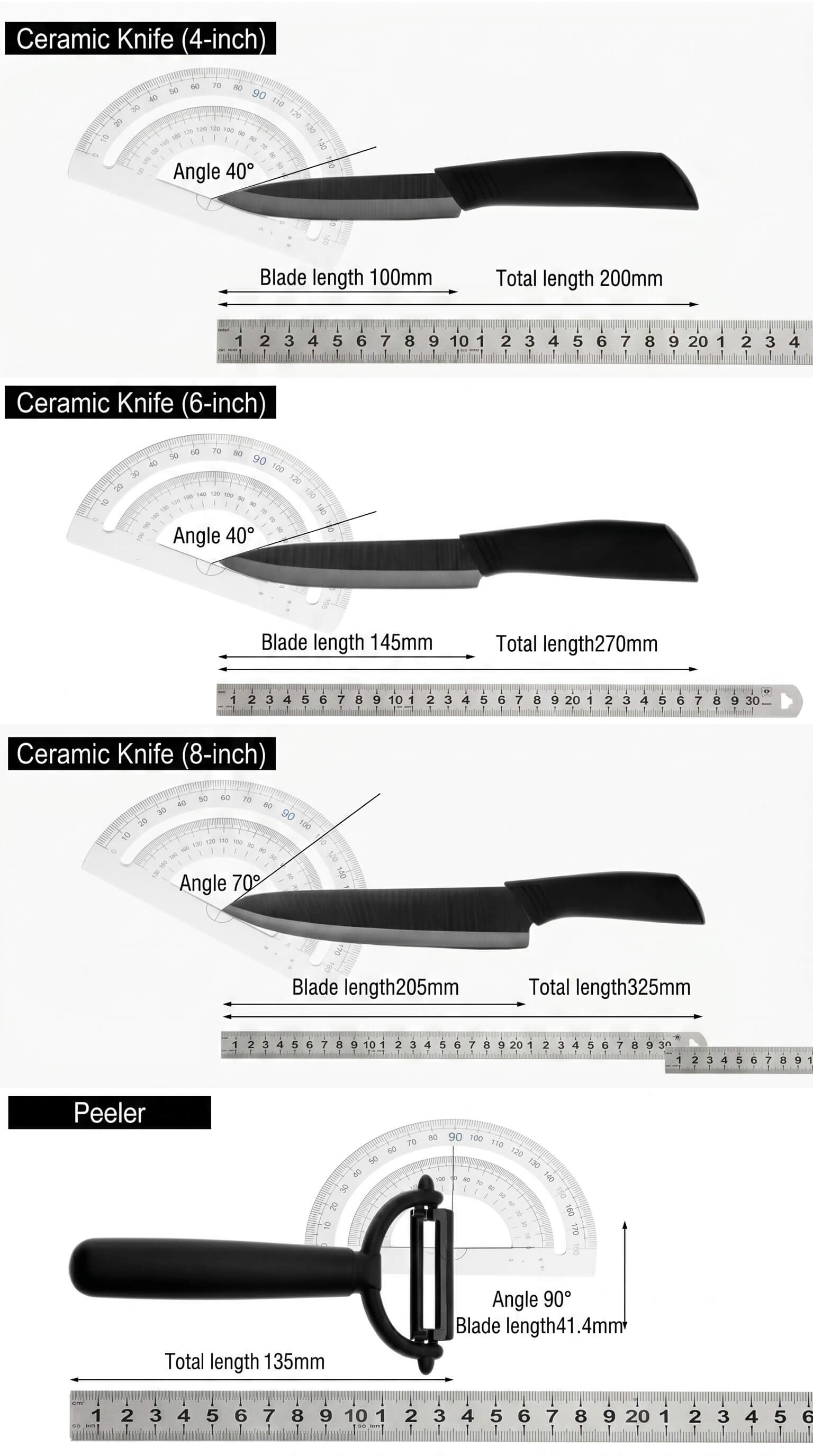 Xiaomi Nano Ceramic Knife Set