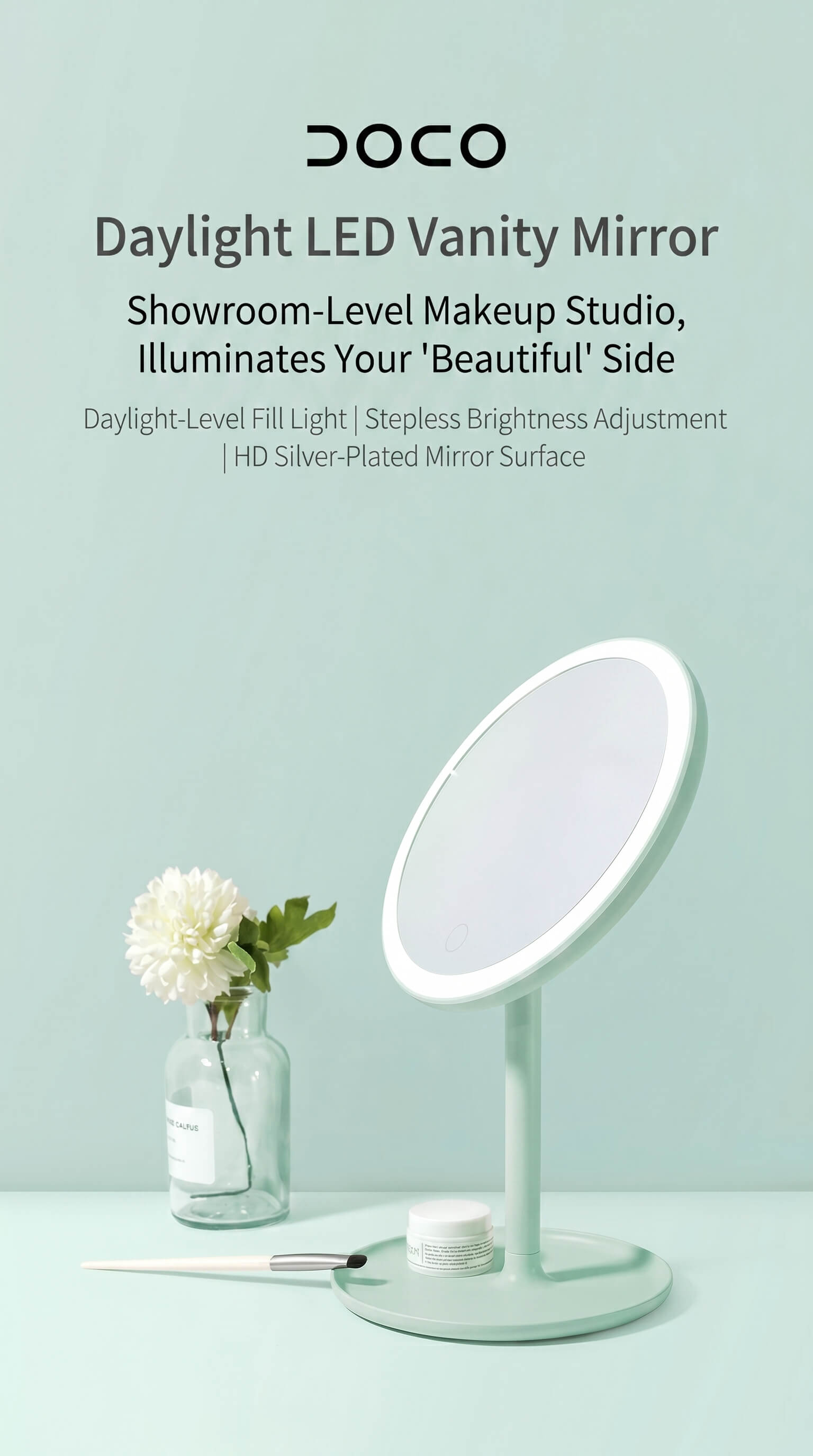 DOCO Daylight White Mirror