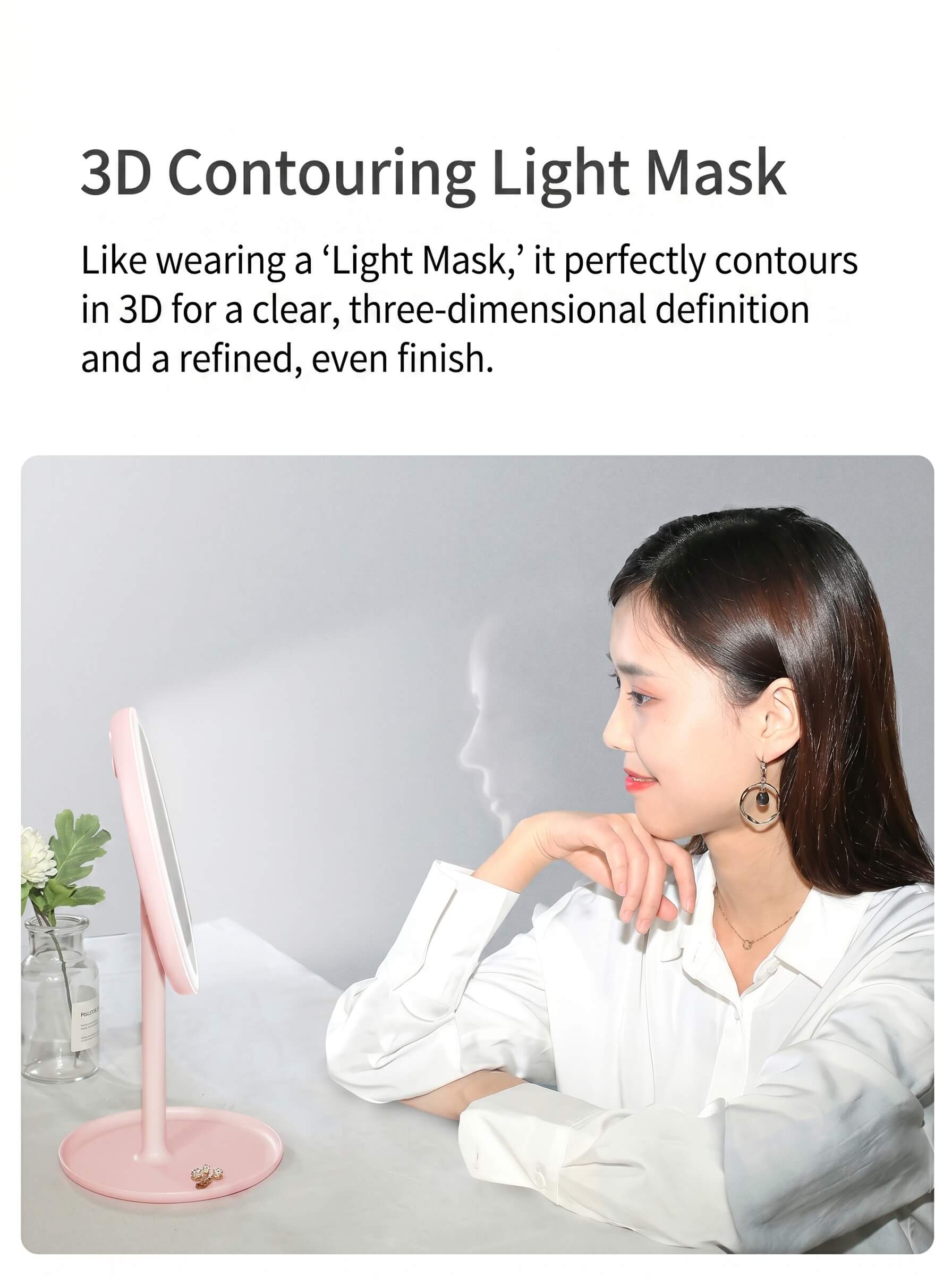 DOCO Daylight White Mirror