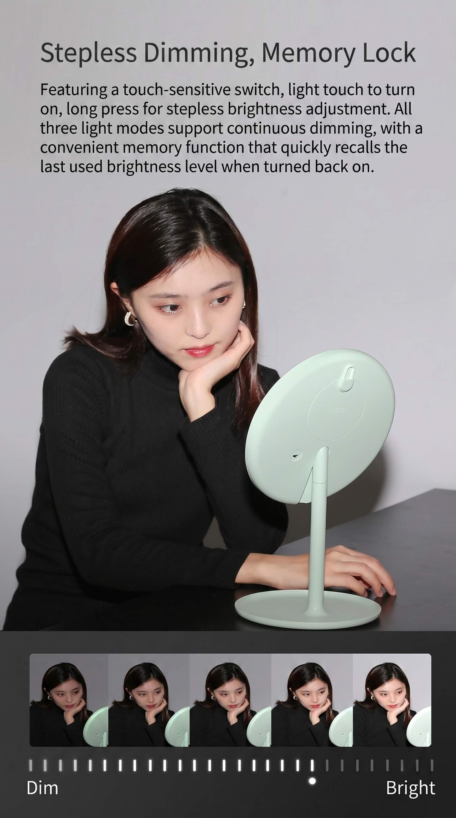 DOCO Daylight White Mirror