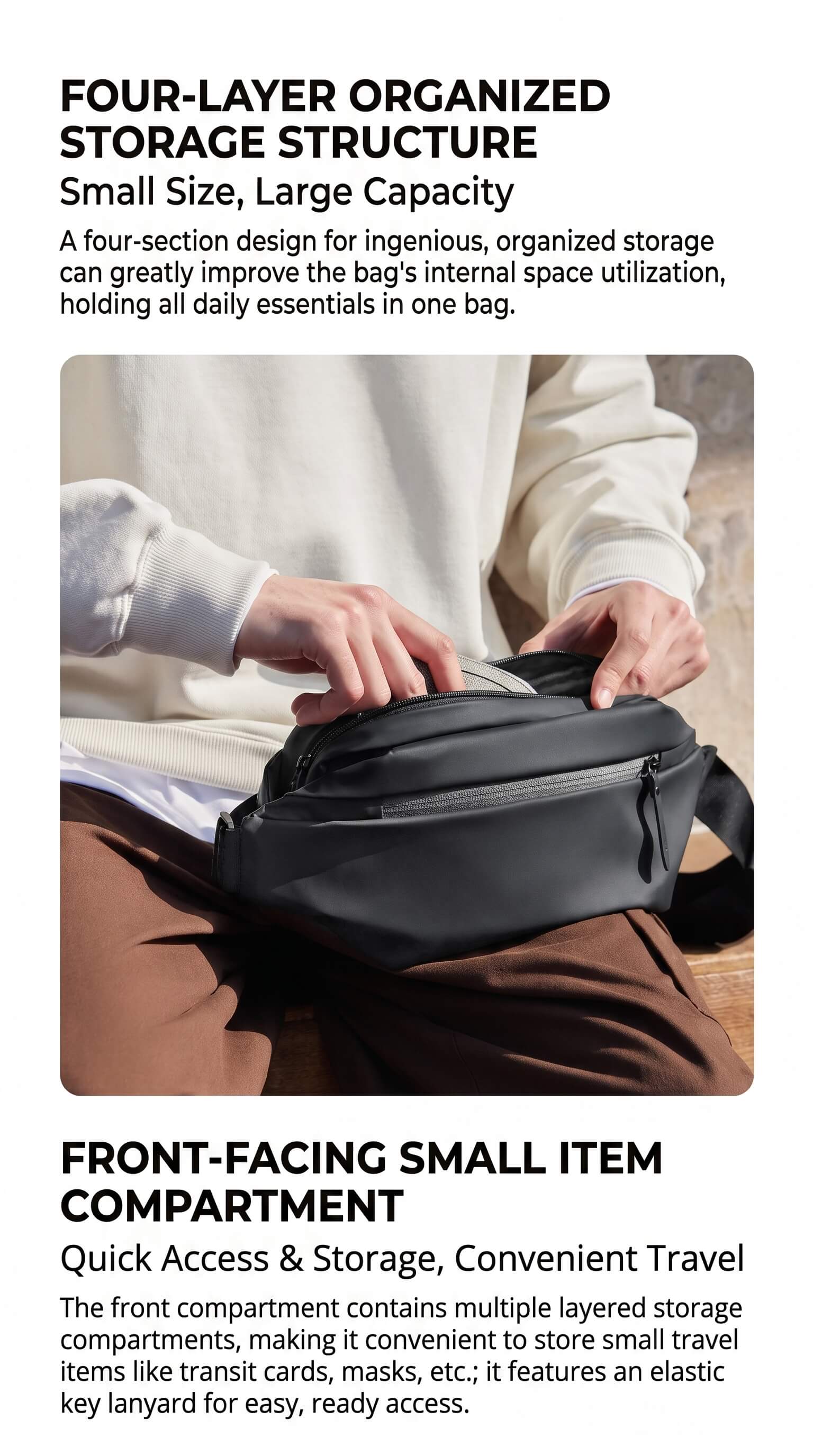 Mijia Multifunctional Sports & Leisure Chest Bag