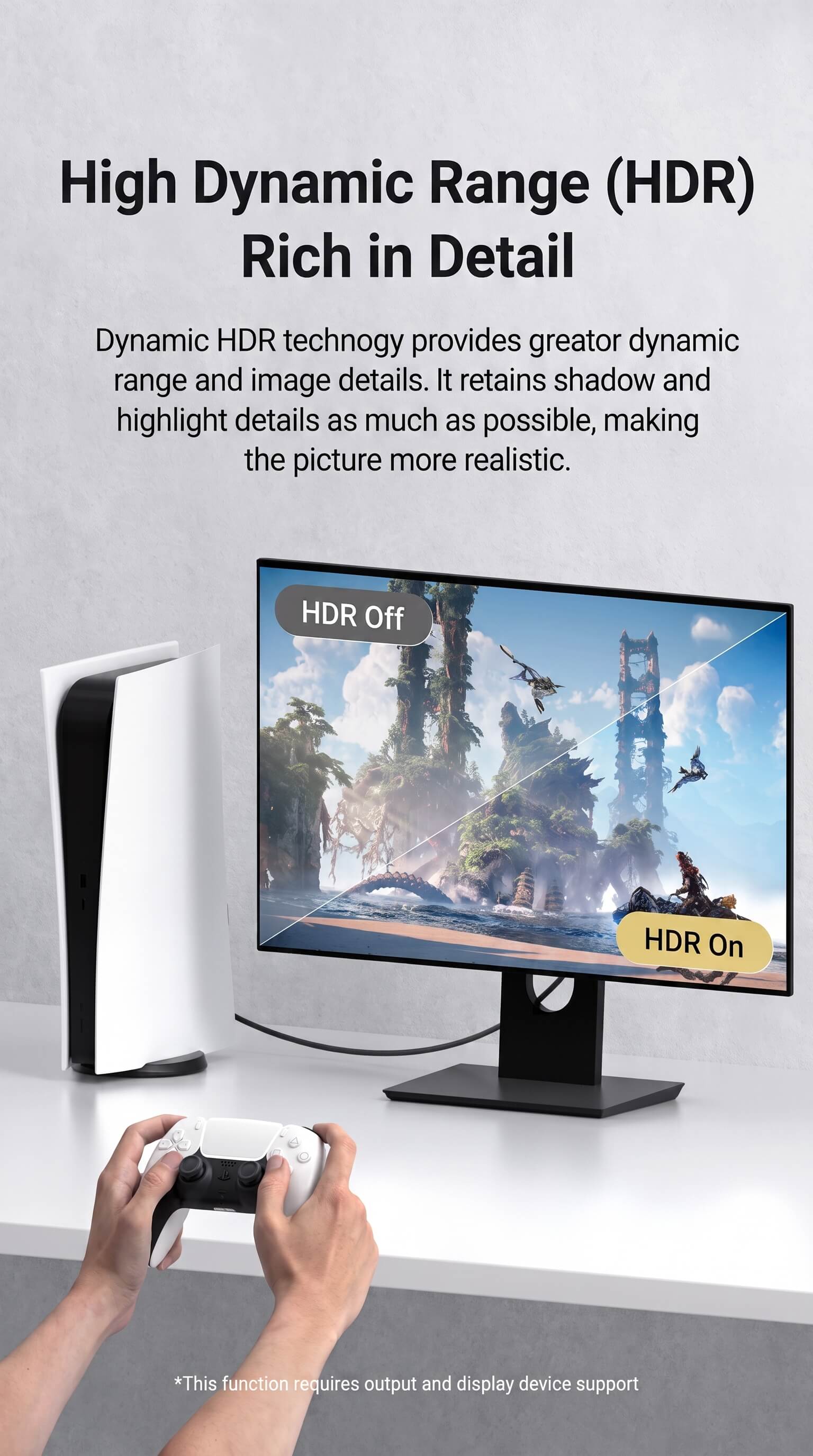 xiaomi Hagibis HDMI Slim Cable 2.1 High Definition 8K Video