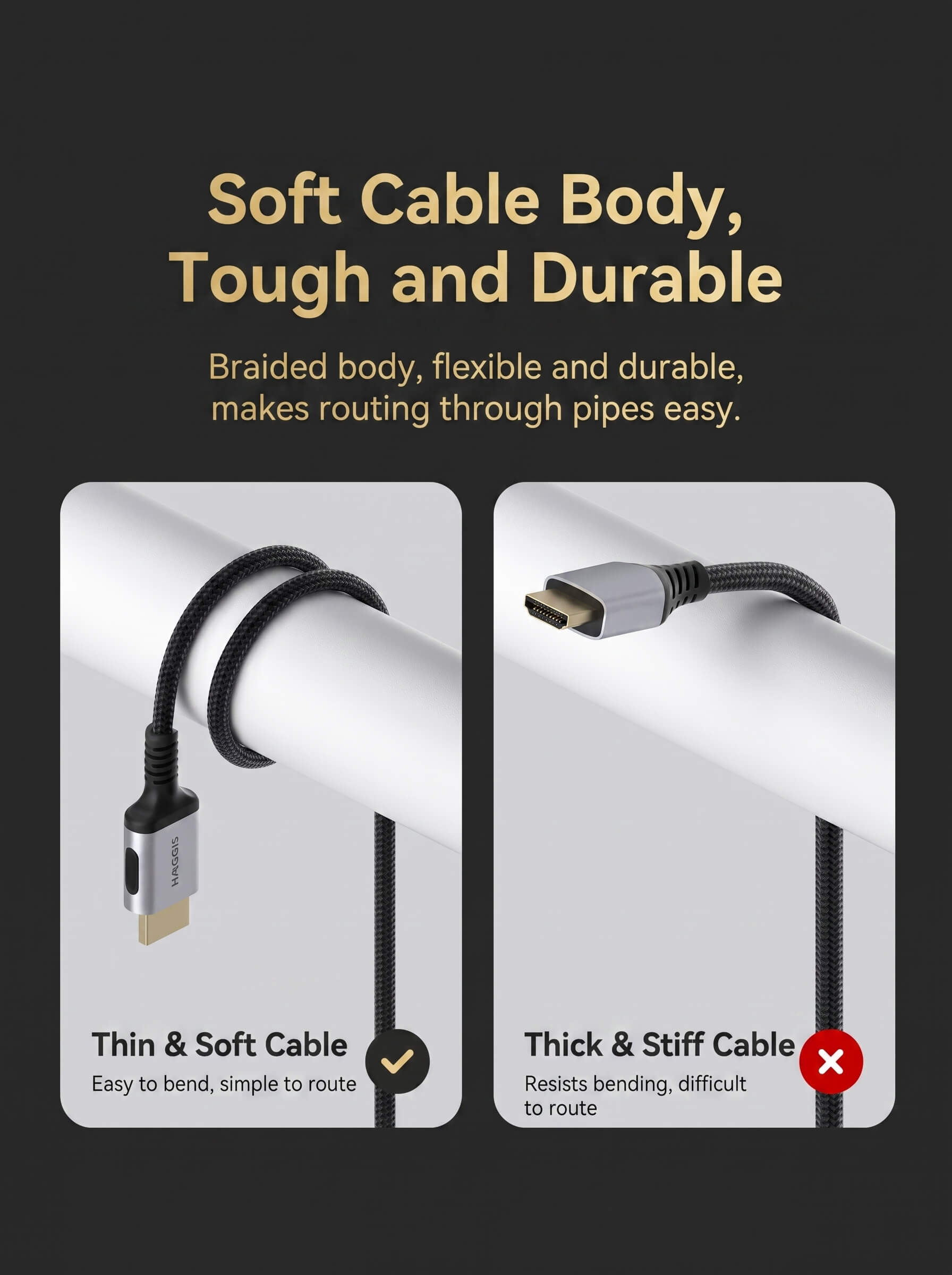 xiaomi Hagibis HDMI Slim Cable 2.1 High Definition 8K Video
