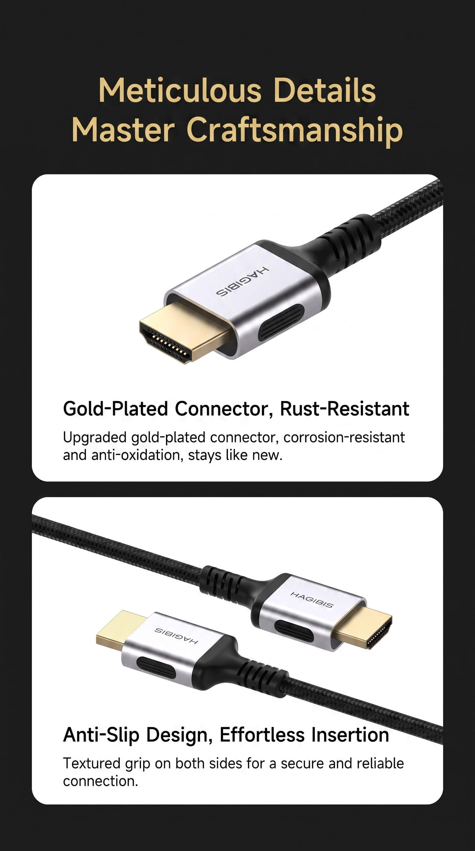 xiaomi Hagibis HDMI Slim Cable 2.1 High Definition 8K Video