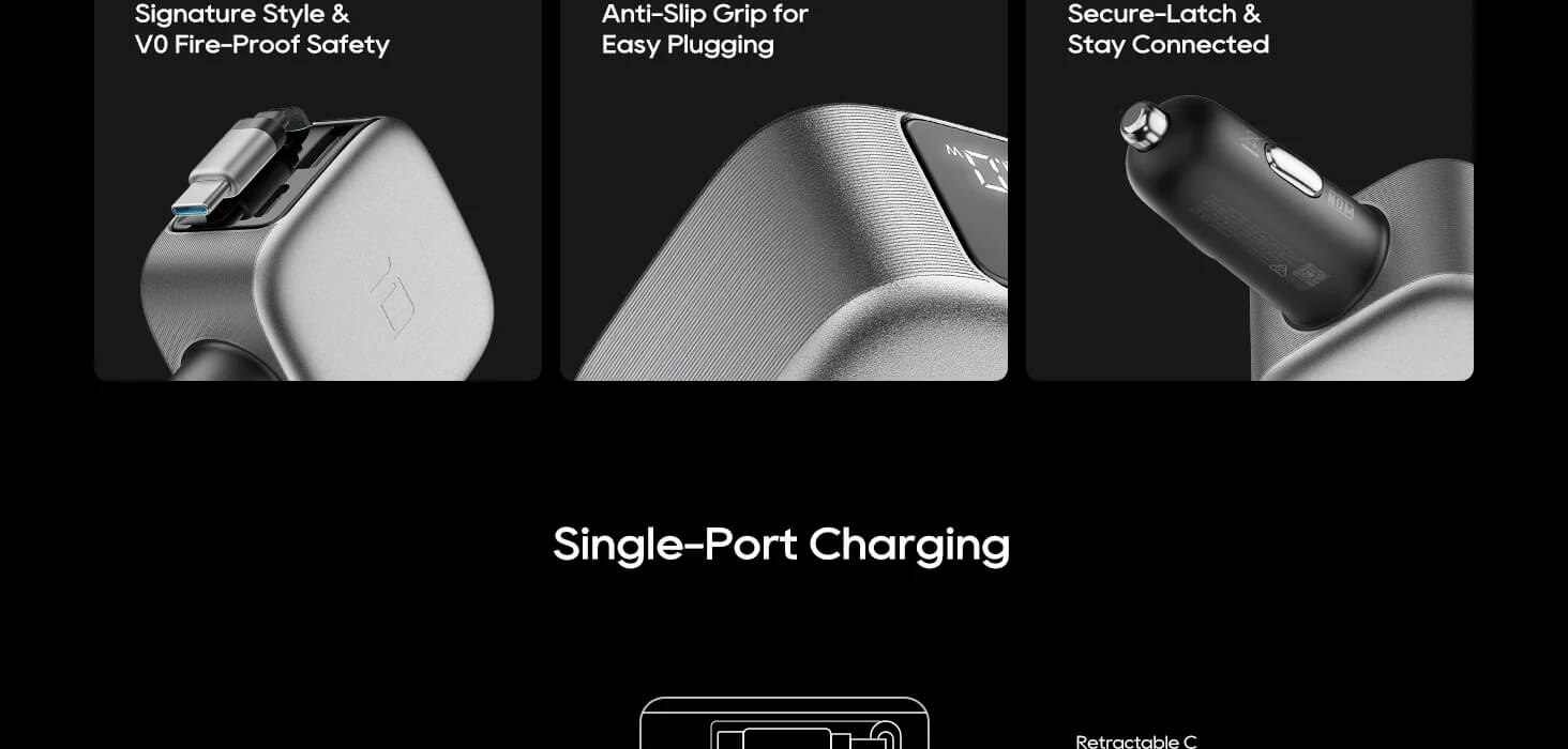 CUKTECH High-Power Multi-Port Car Charger