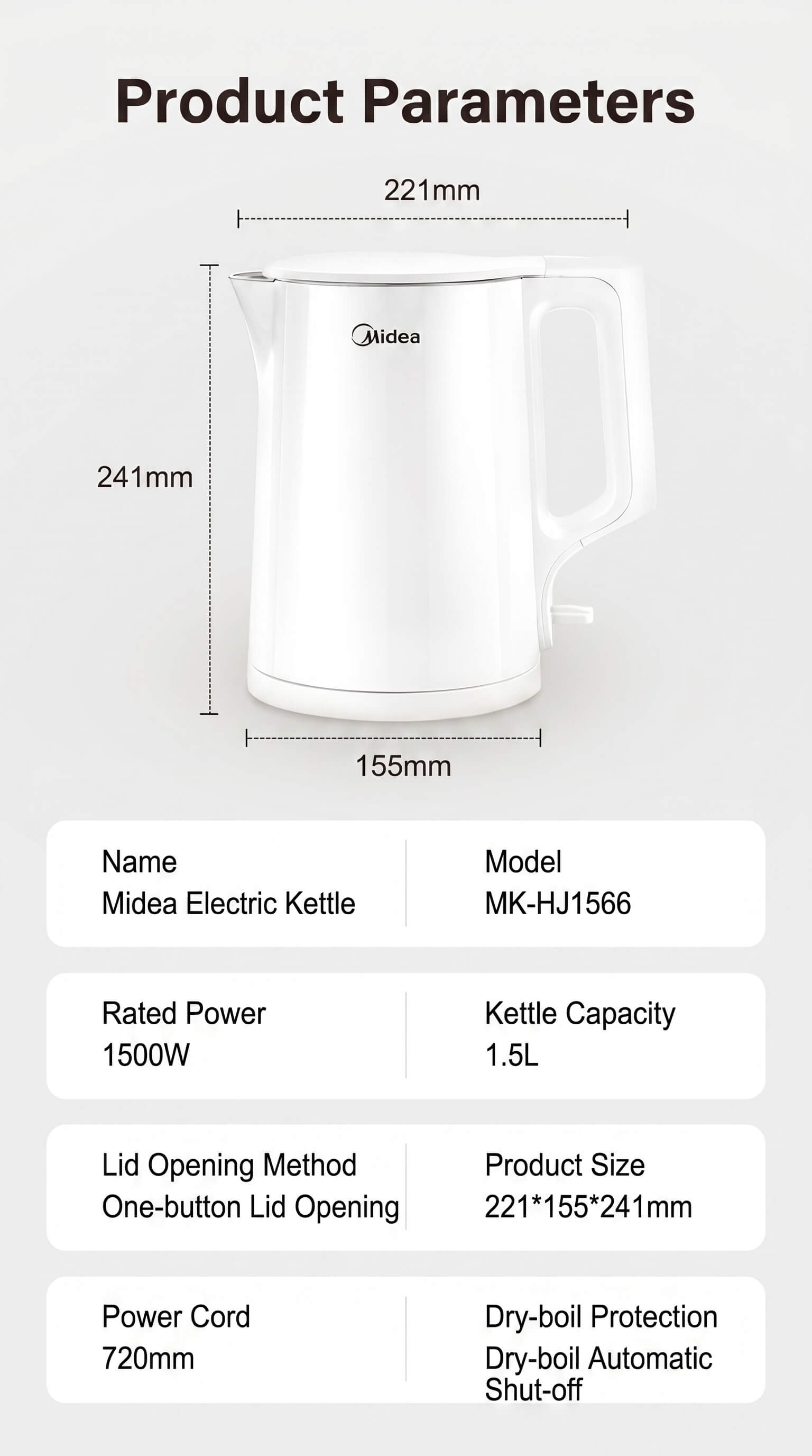 Midea Electric Kettle
