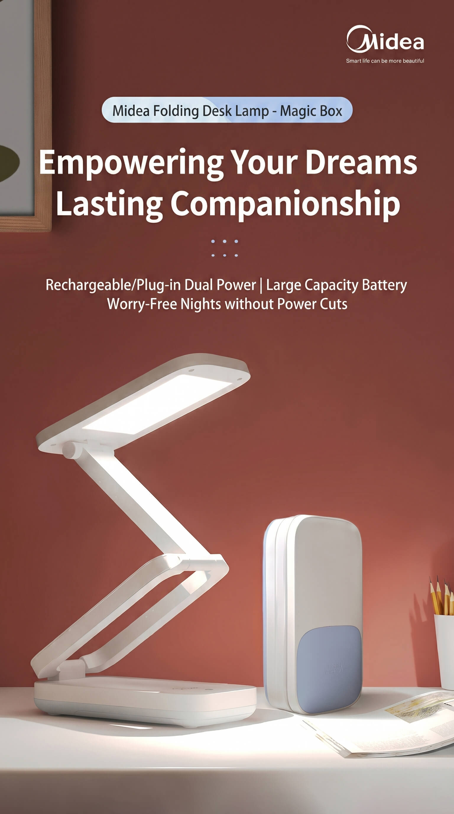 Midea M-Box Folding Desk Lamp