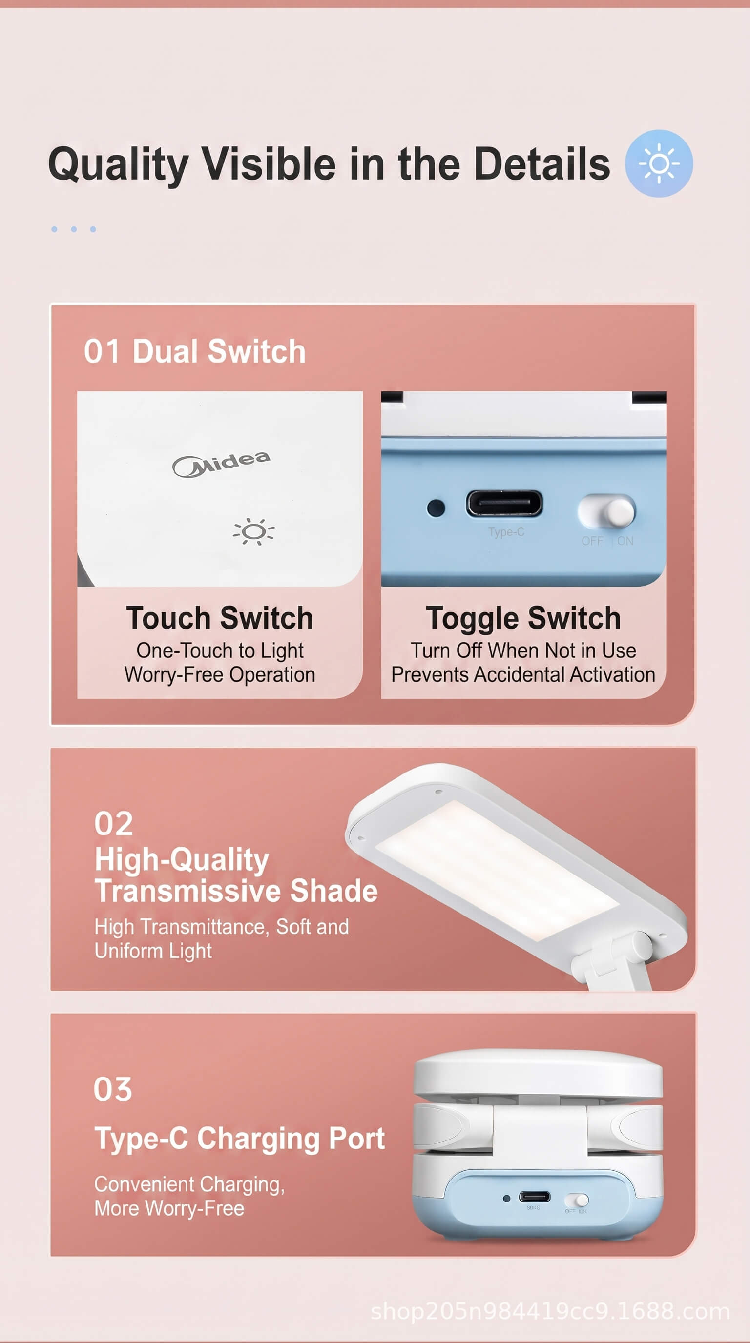 Midea M-Box Folding Desk Lamp