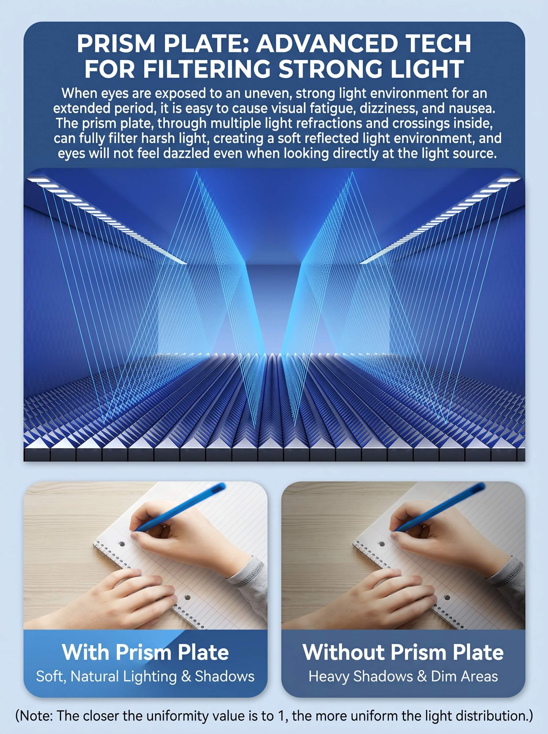 Midea Cool Light LED Desk Lamp Night Light