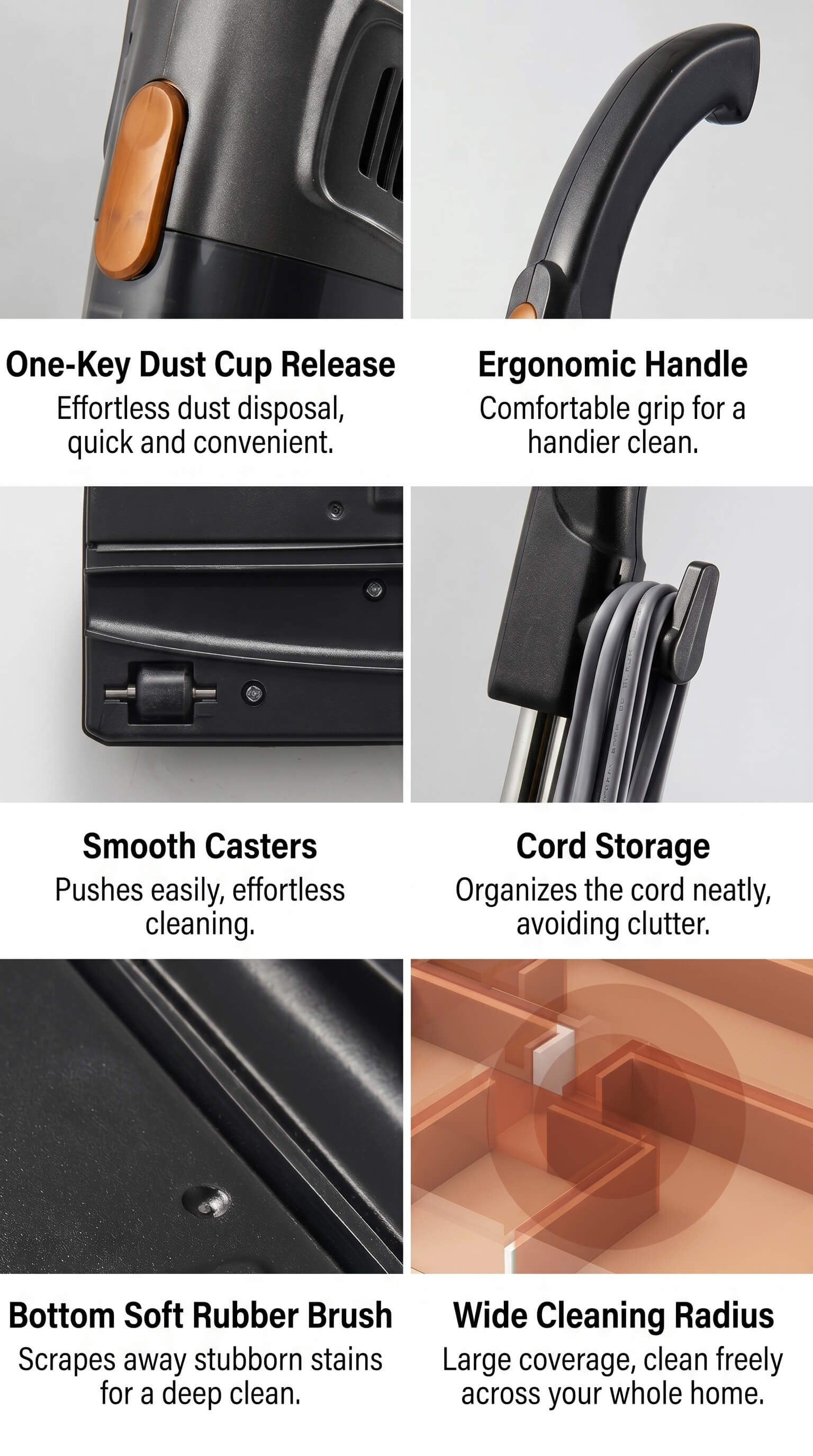 Deerma Small Handheld Corded Vacuum Cleaner