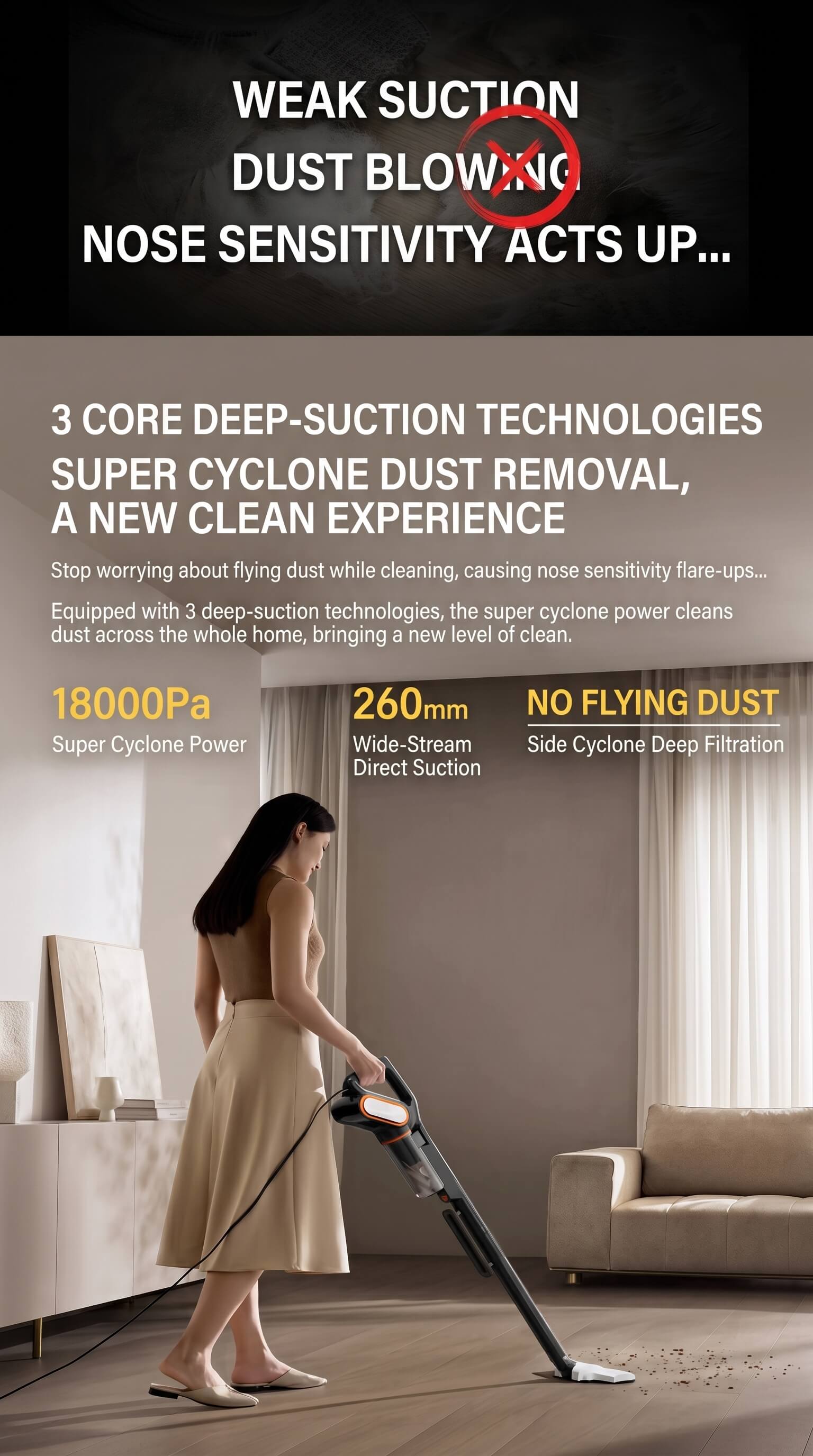 Deerma DX700 Pro Vacuum Cleaner