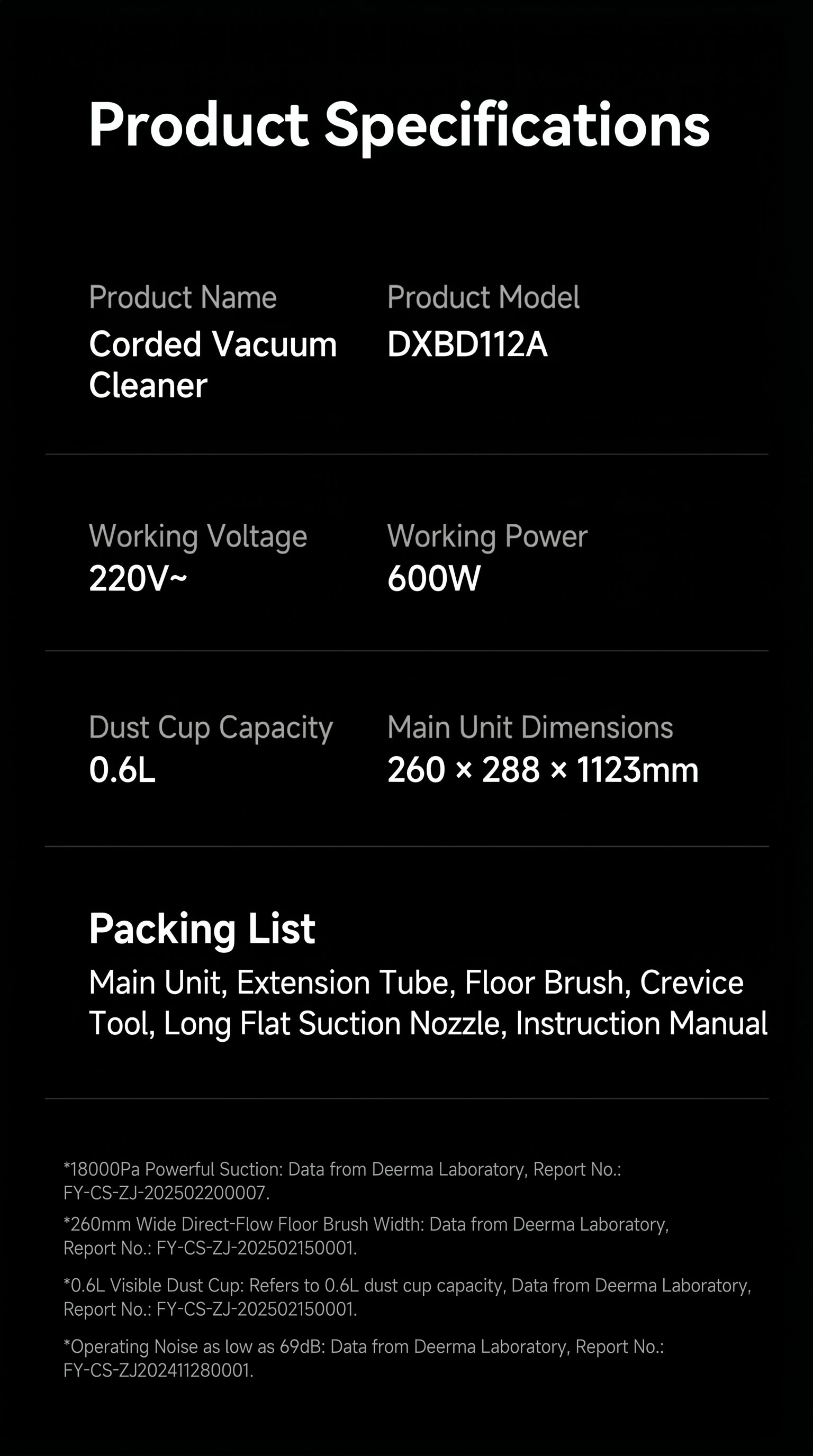 Deerma DX700 Pro Vacuum Cleaner