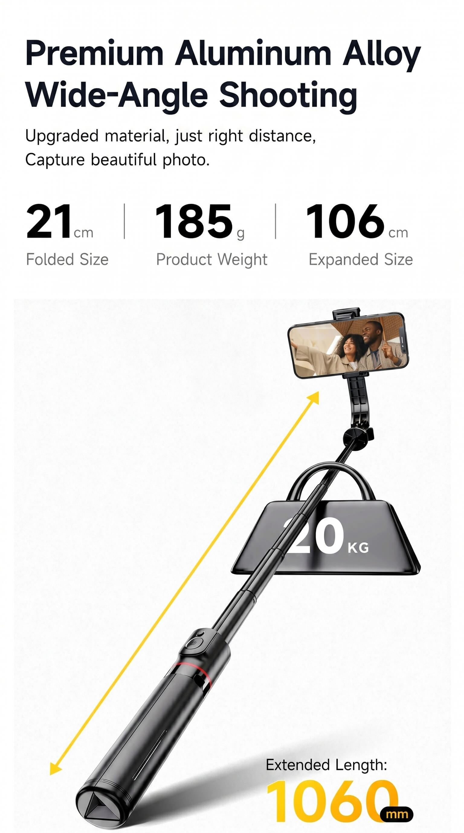 L12 Selfie Stick Tripod 360