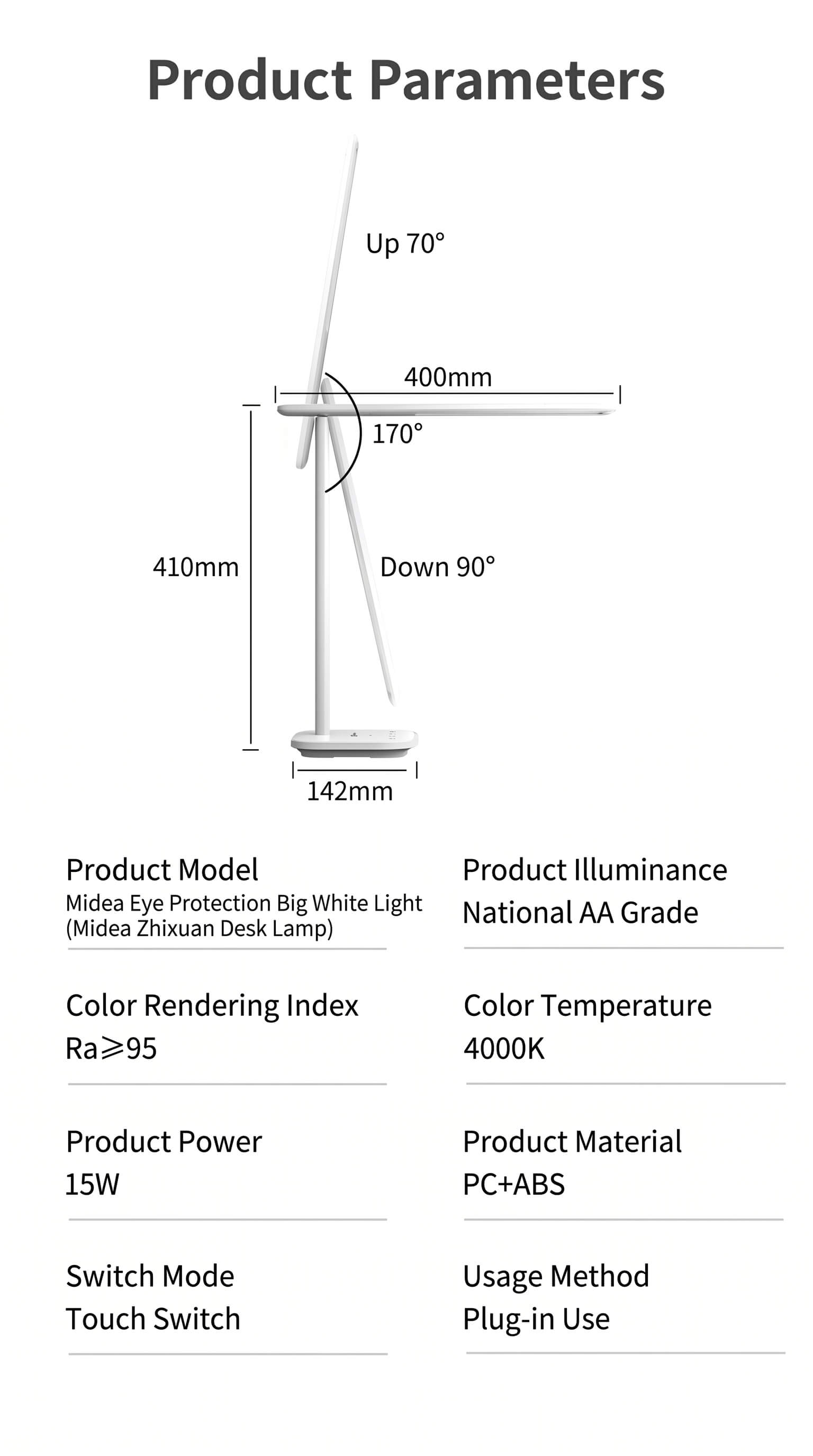 Midea Zhixuan Eye Protection Desk Lamp