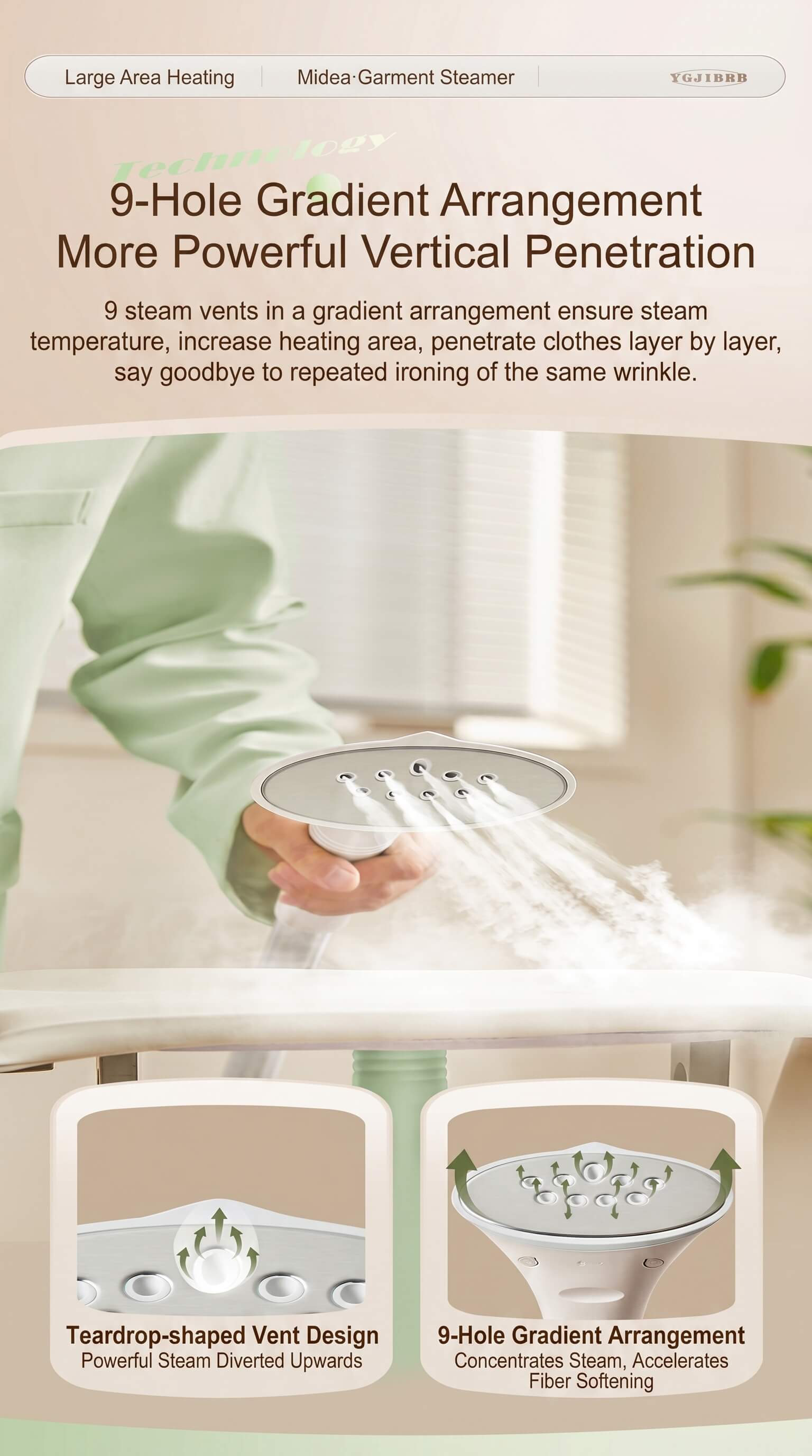 Midea Hanging Ironing Machine