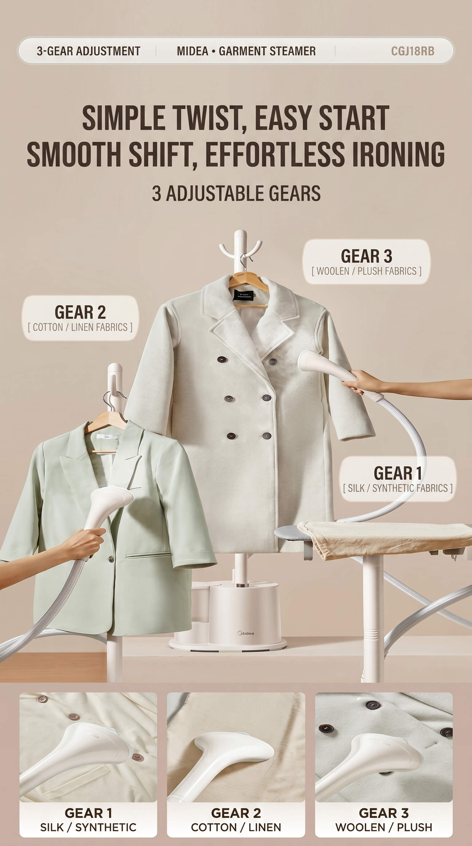 Midea Hanging Ironing Machine