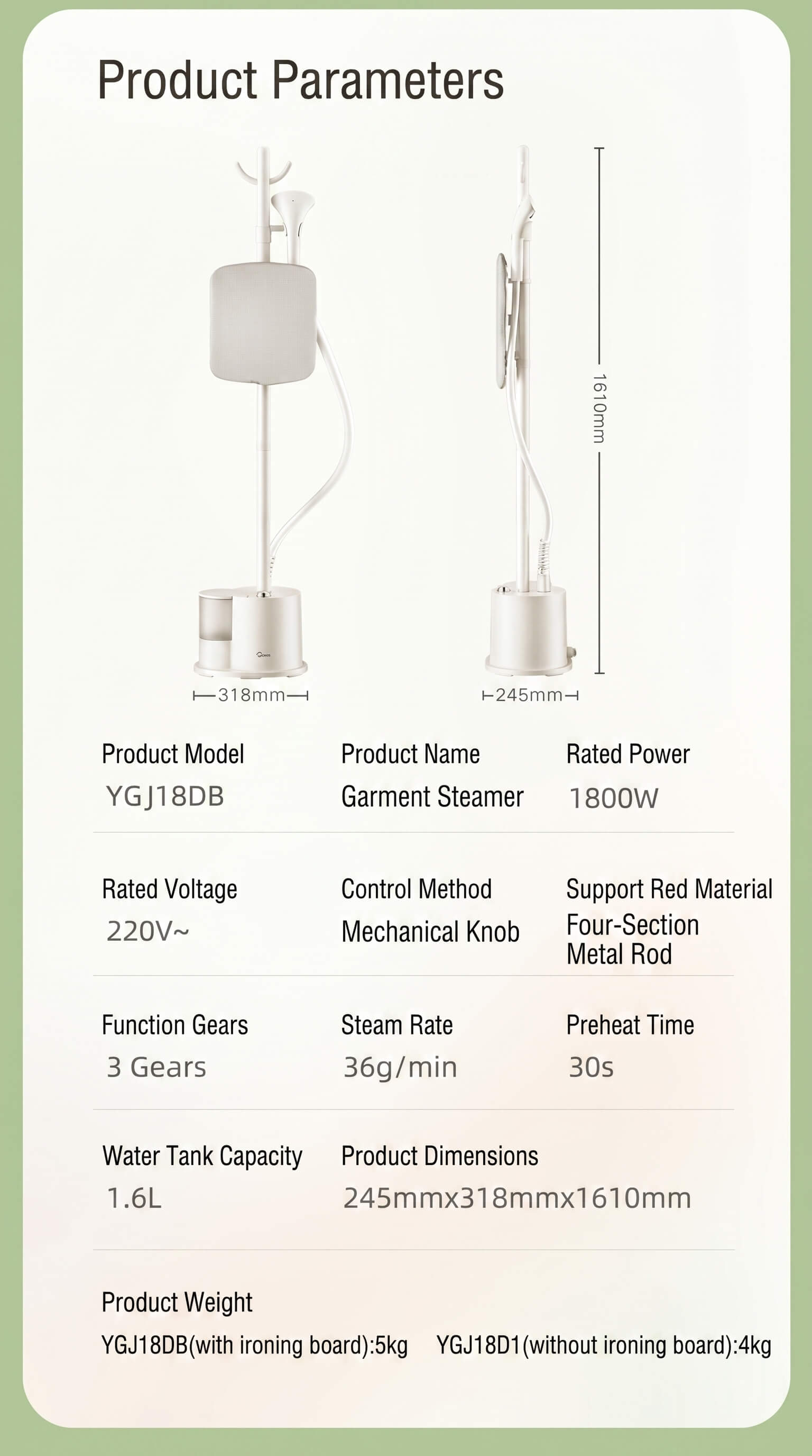Midea Hanging Ironing Machine