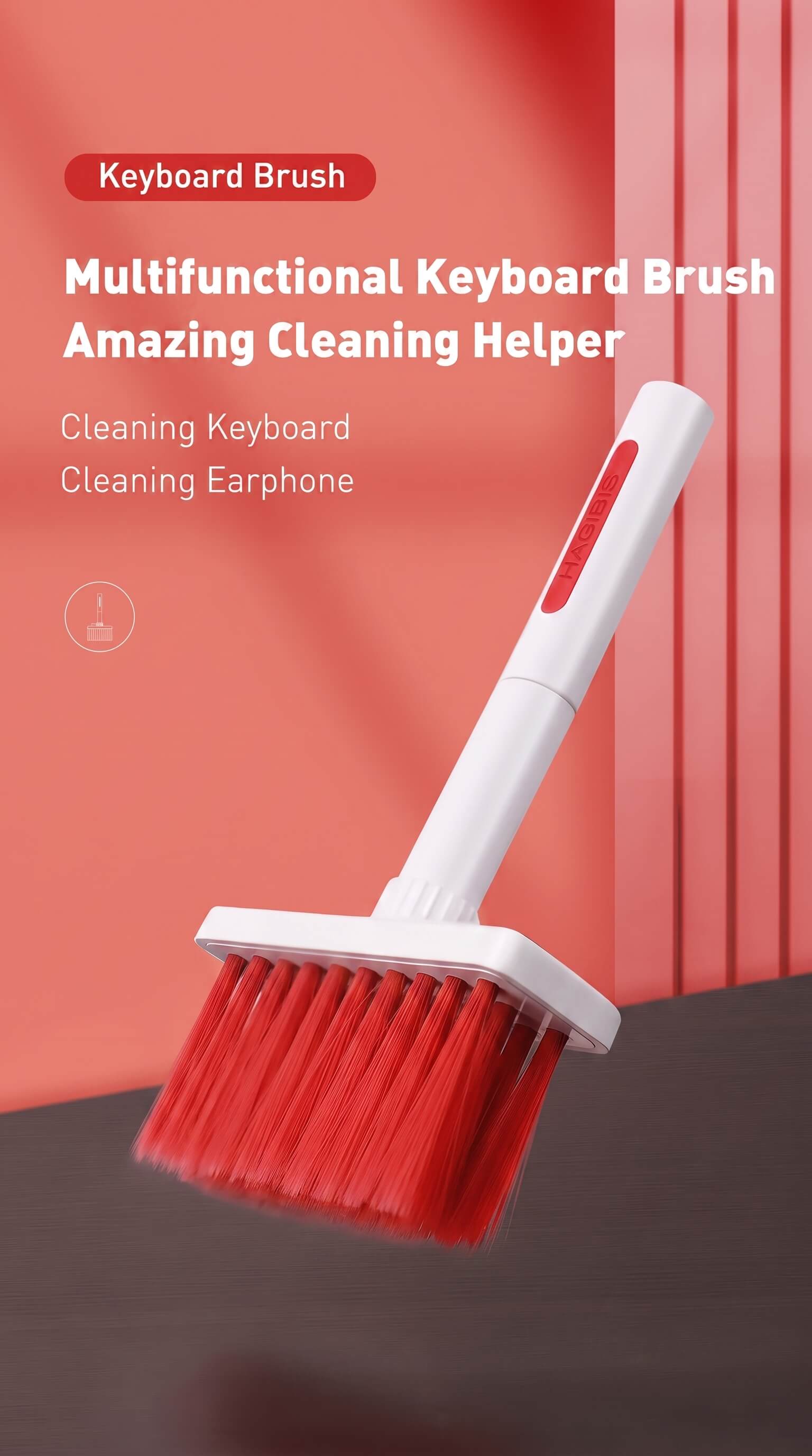 Haibeisi Keyboard Cleaning Brush Kit