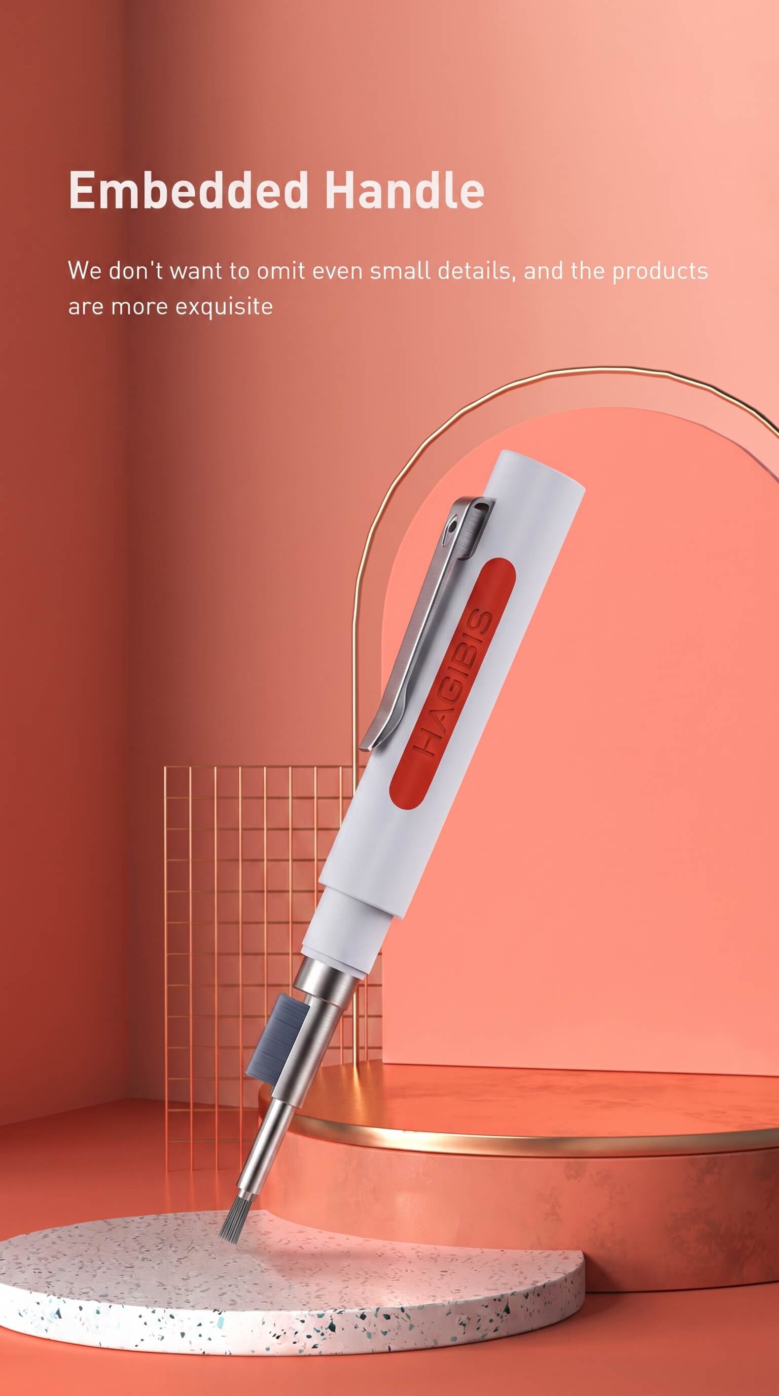Haibeisi Keyboard Cleaning Brush Kit