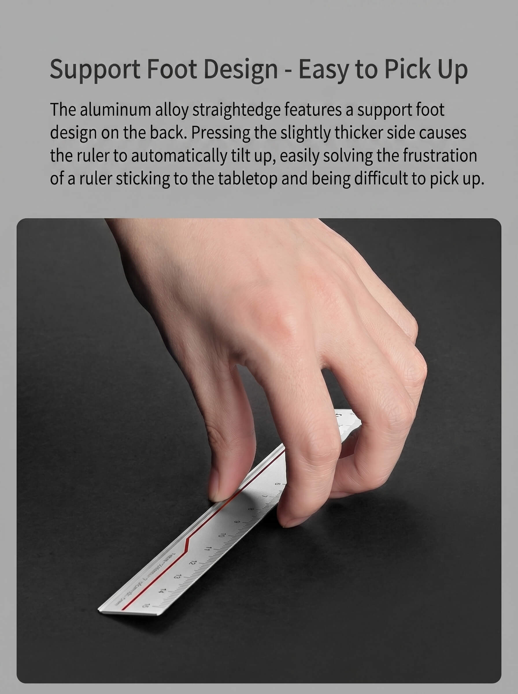 Xiaomi Fizz Frosted Alloy Ruler Set FZ22702